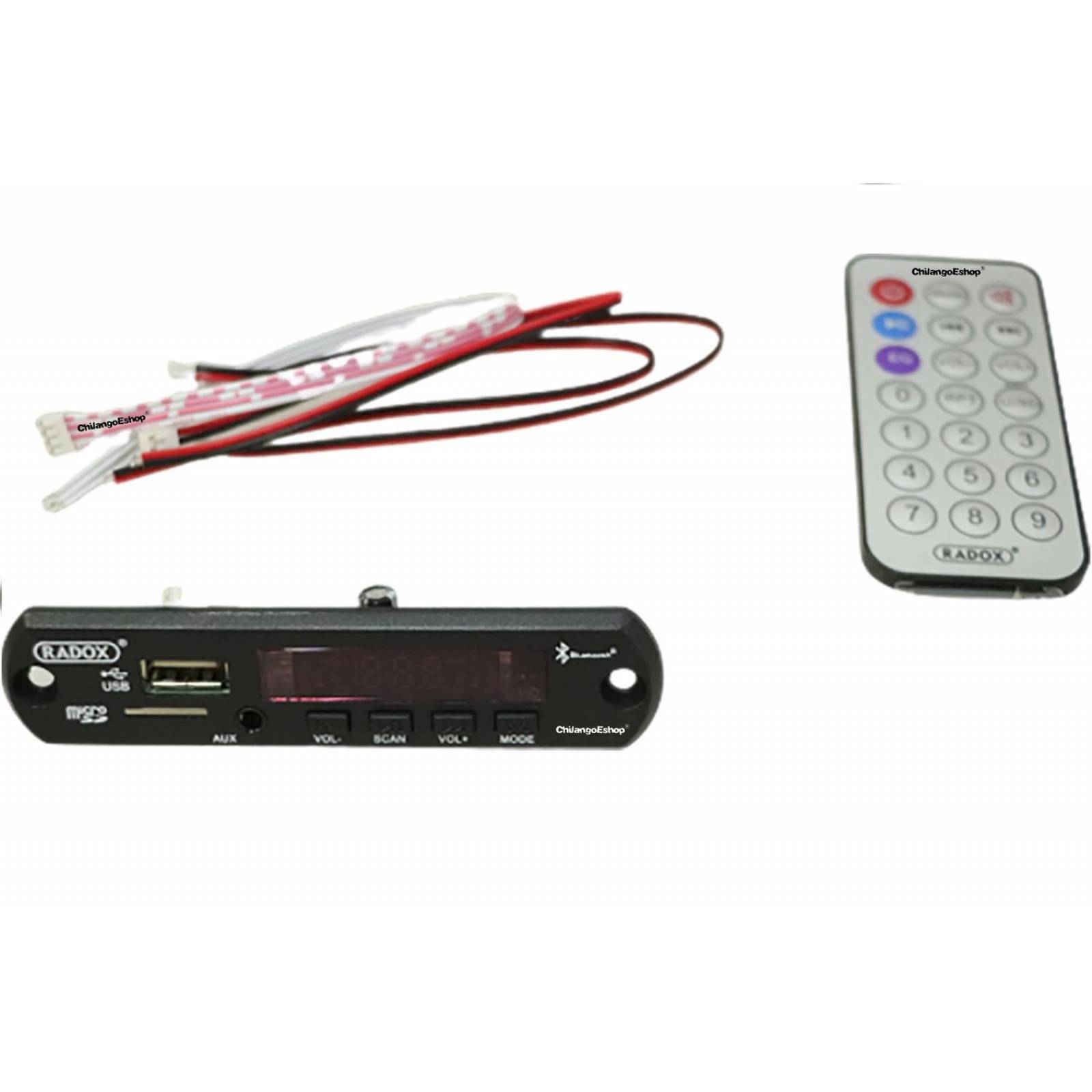MODULO REPRODUCTOR MP3 BLUETOOTH USB SD FM CON AMPLIFICADOR