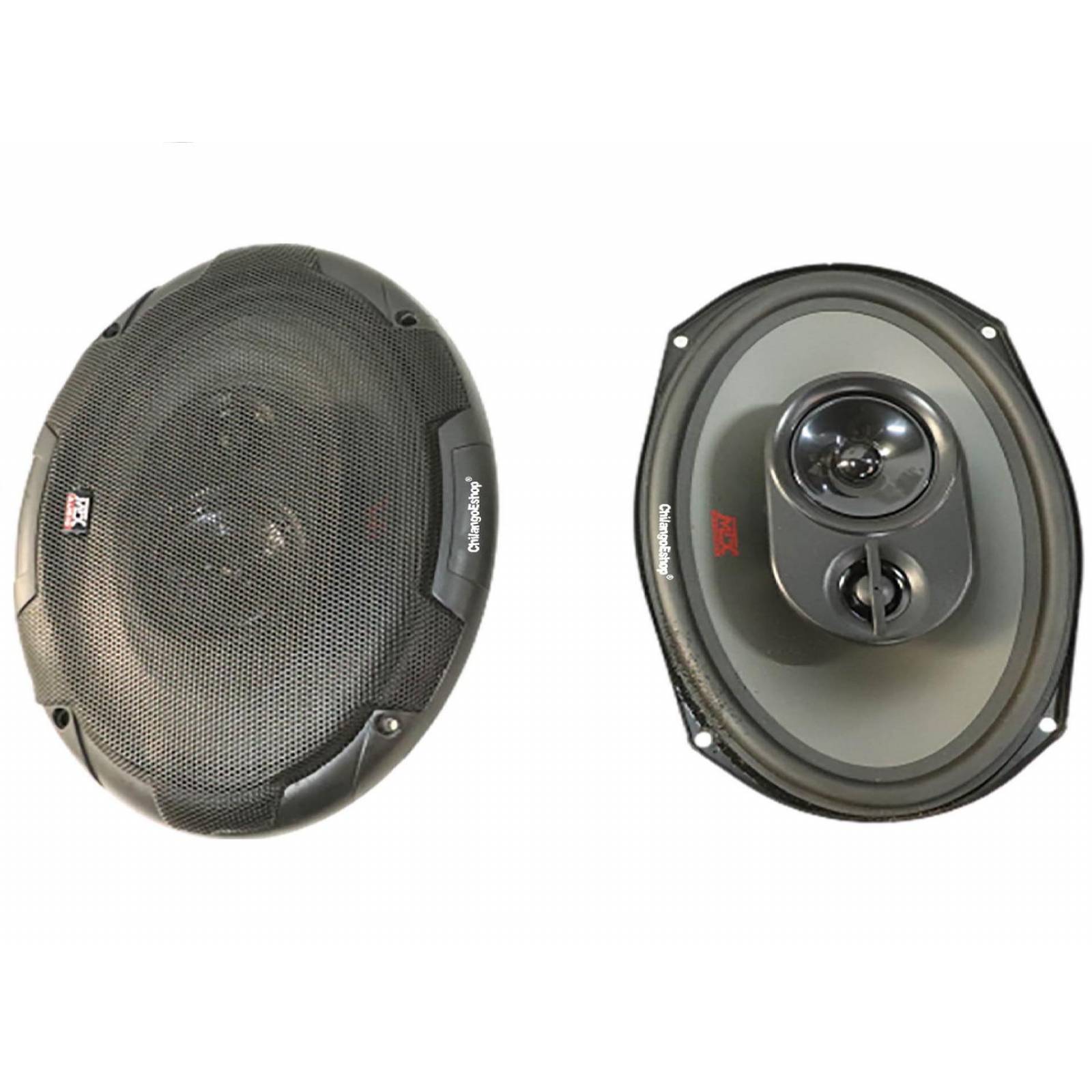 JUEGO DE BOCINAS 6X9 MTX 3 VIAS TNL693