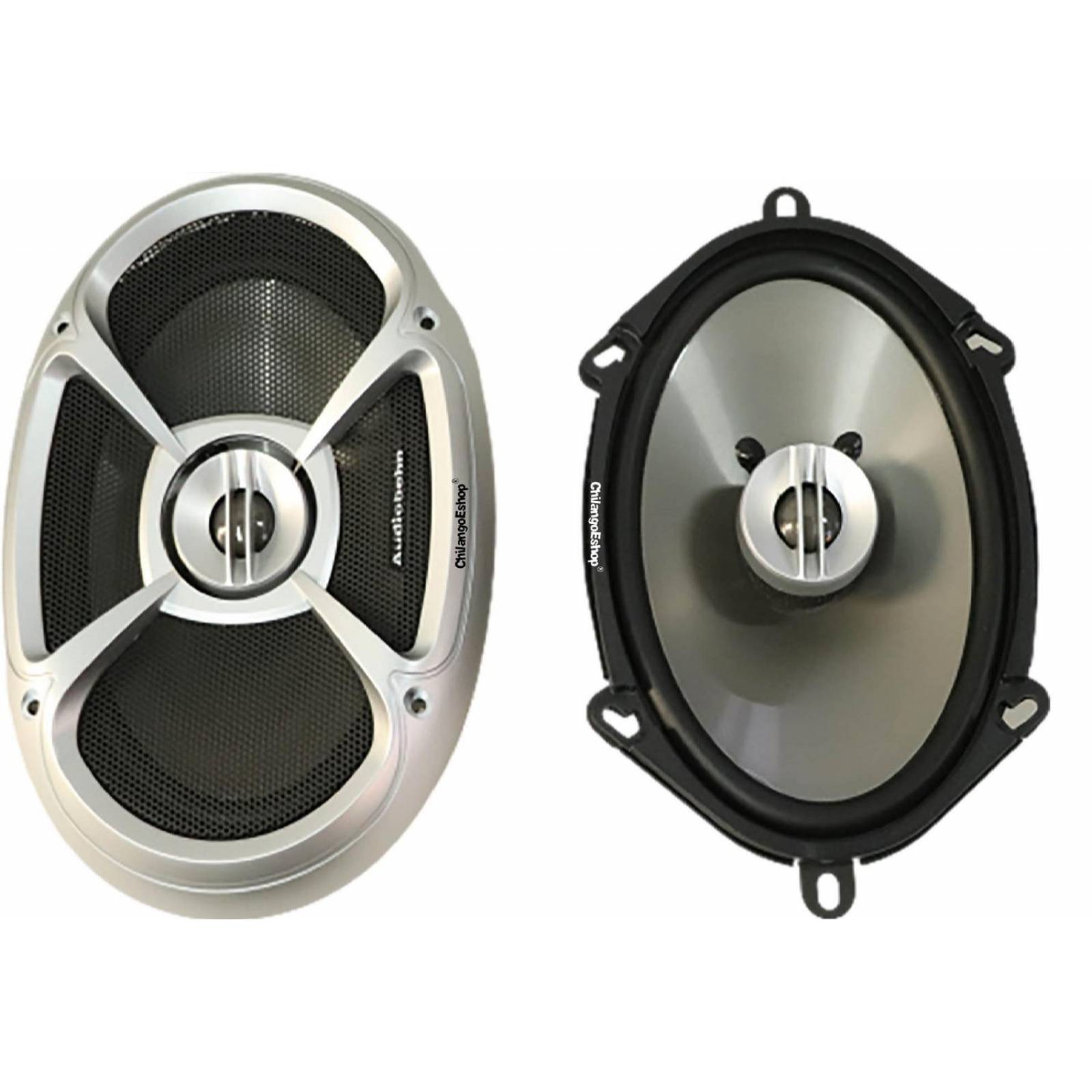 JUEGO DE BOCINAS AUDIOBAHN 5x7 ó 6x8 AS68M 