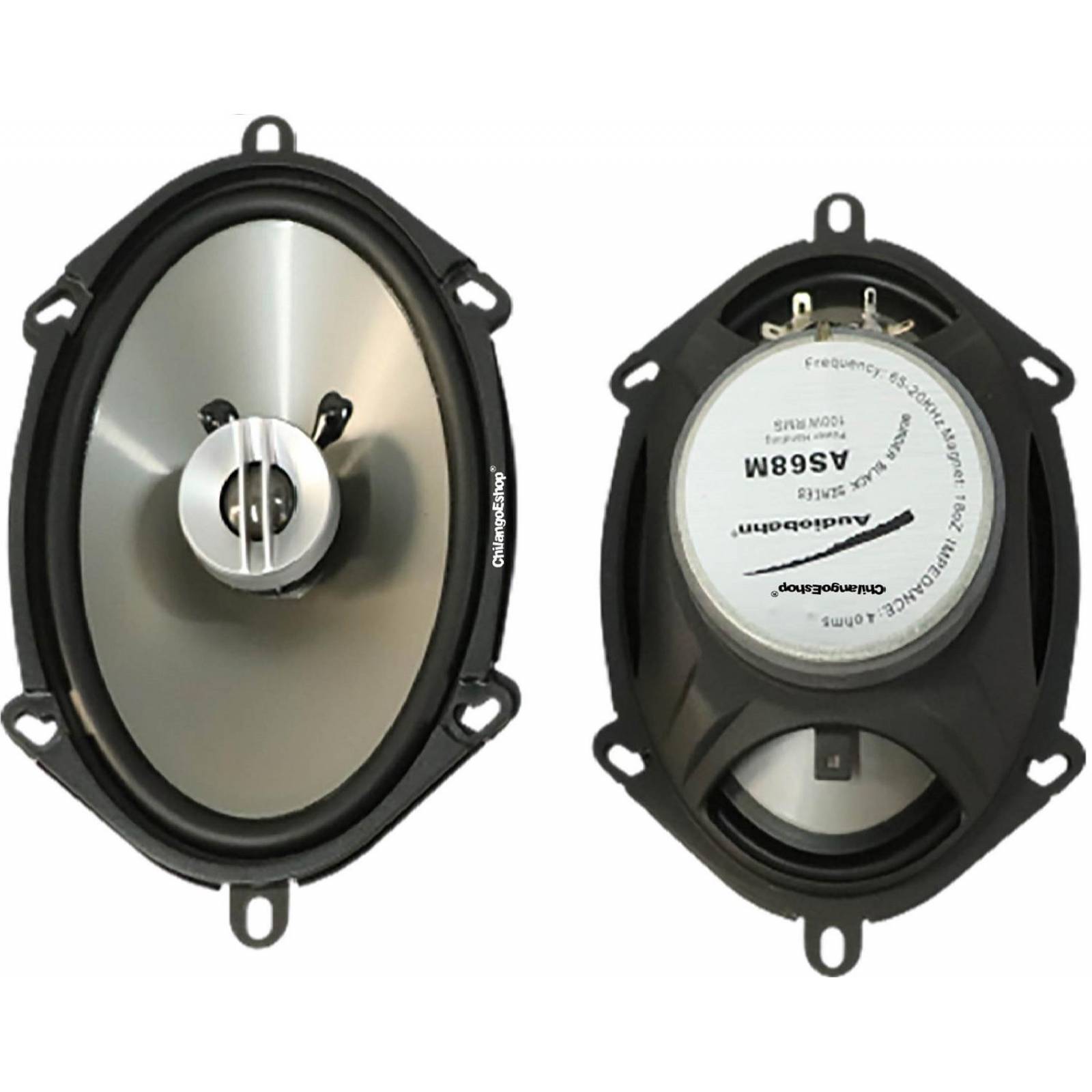 JUEGO DE BOCINAS AUDIOBAHN 5x7 ó 6x8 AS68M 