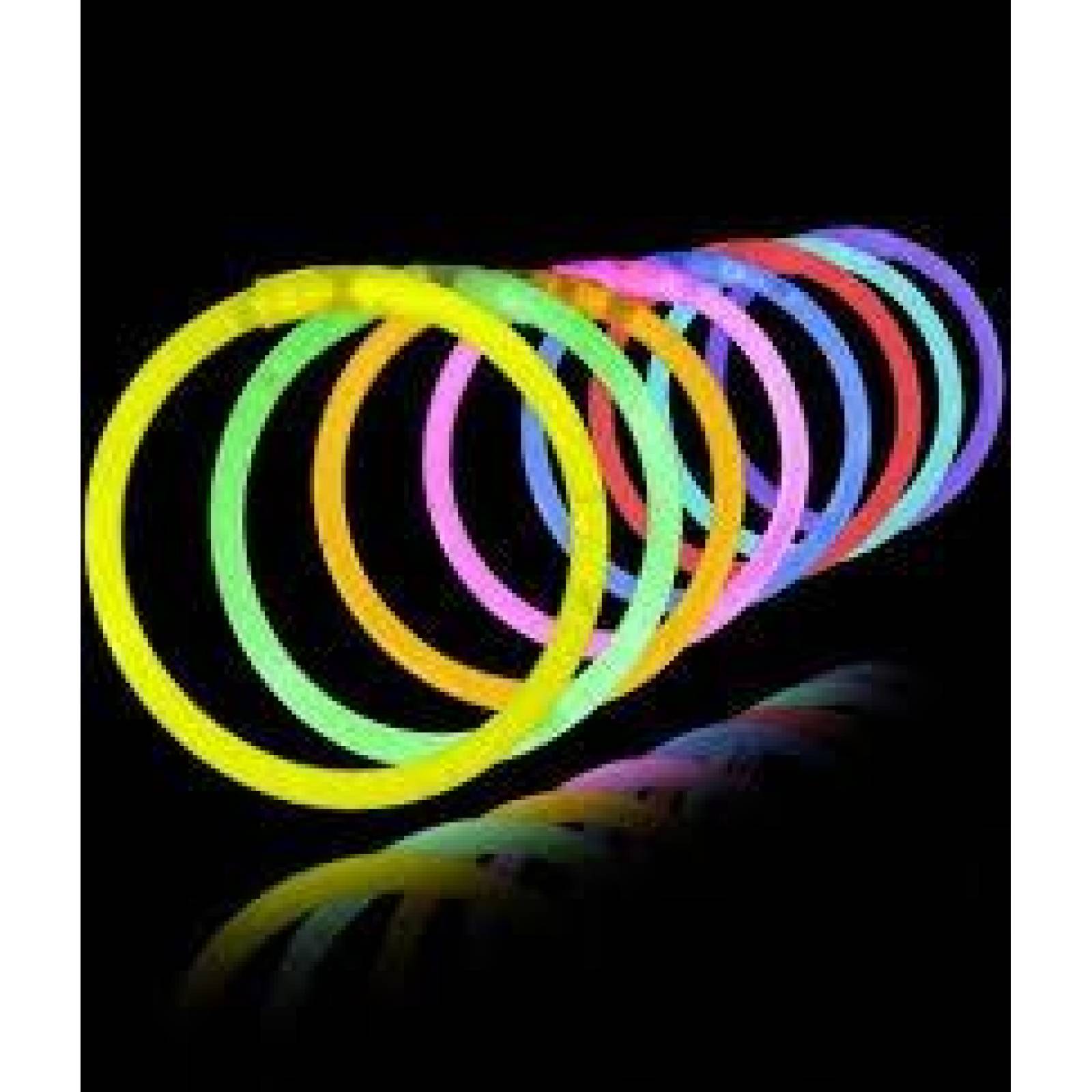 45 PULSERAS NEON CYALUME 5 COLORES FIESTA BATUCADA NEONMANIA 