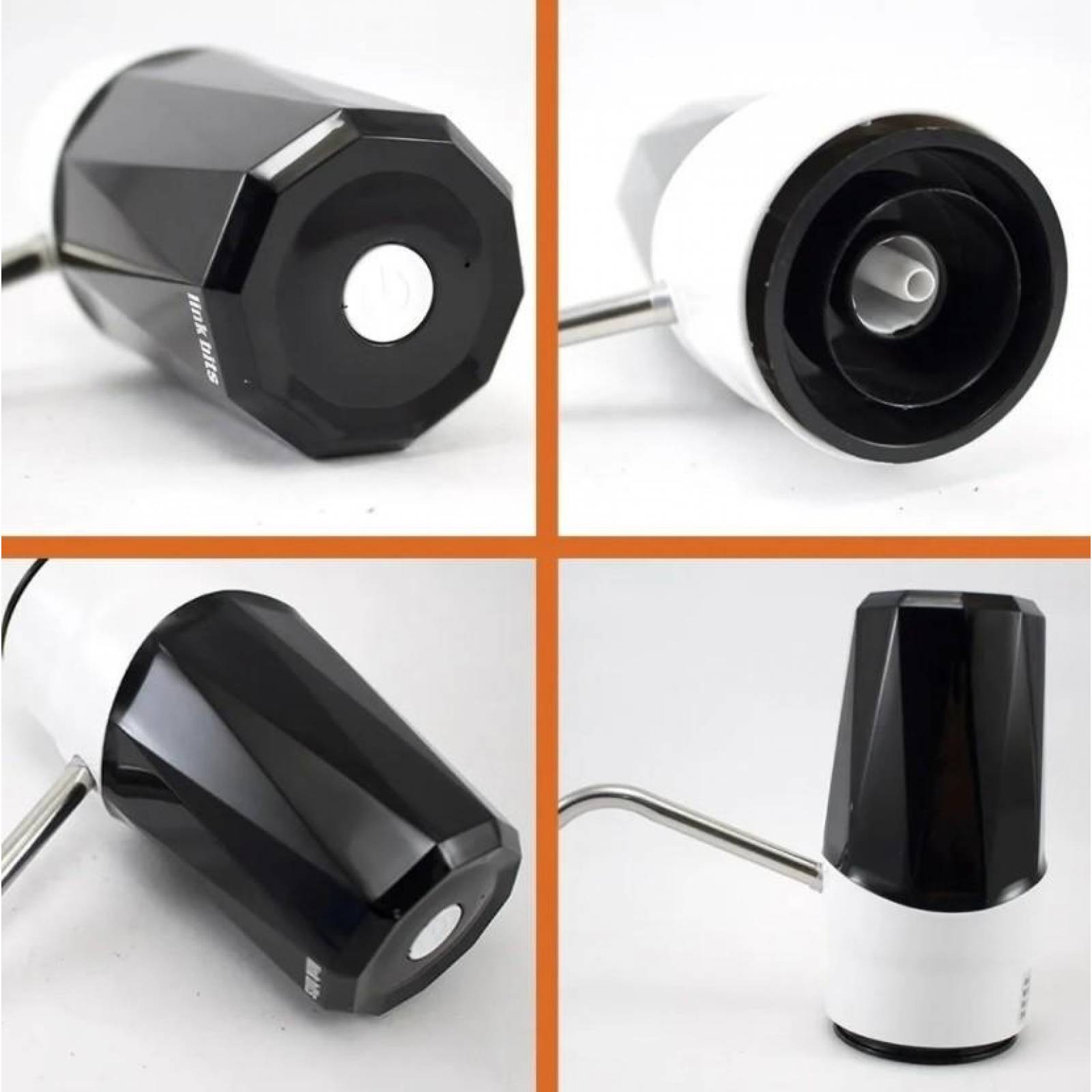 Dispensador Usb De Agua Garrafon Boquilla Universal Negro