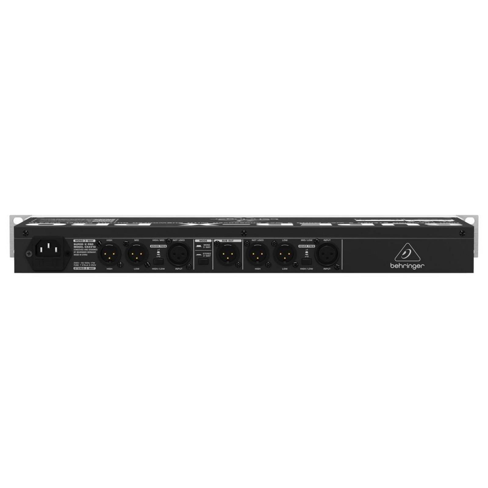Behringer Cx2310 Pro Super X Crossover Con Salida Subwoofer 