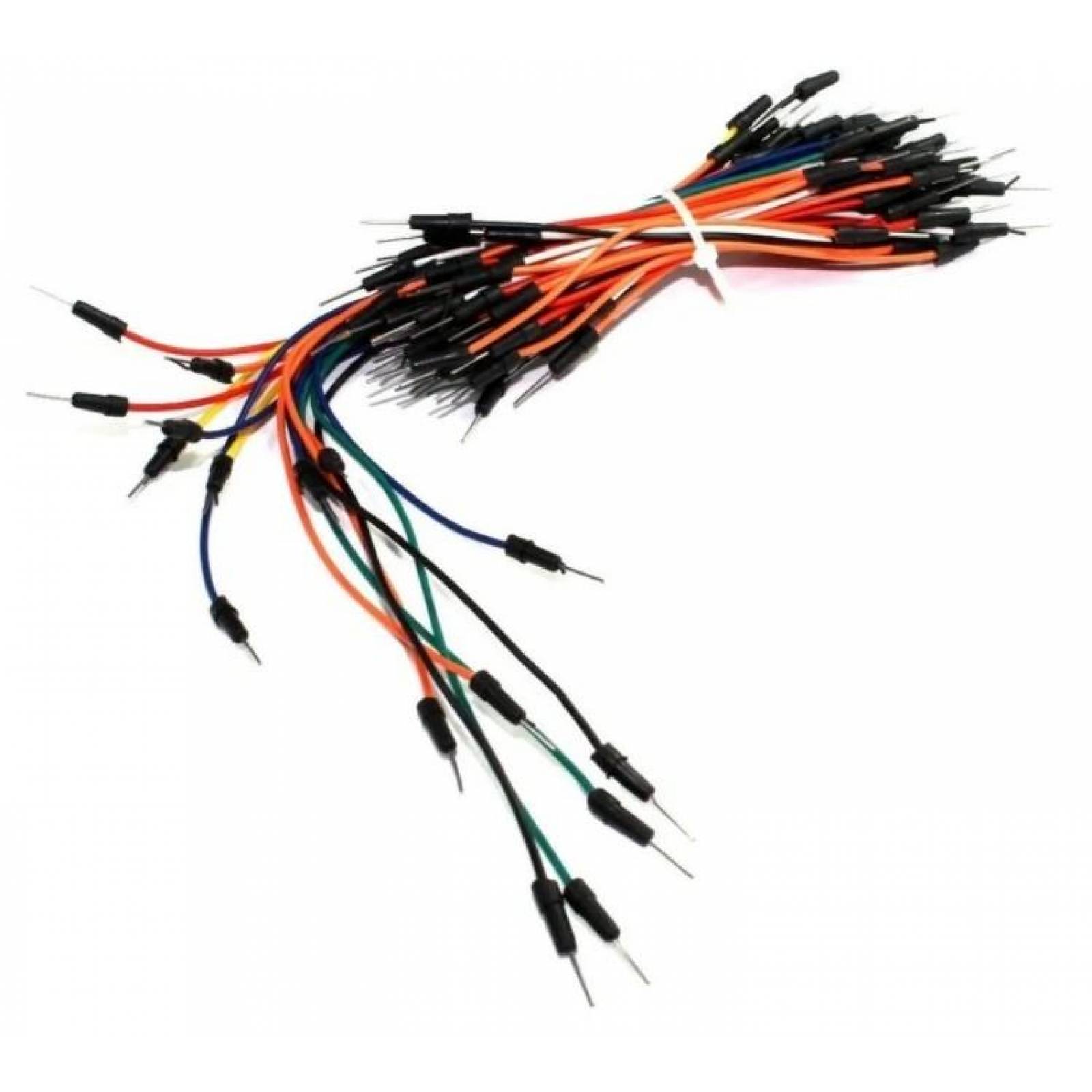 KIT DE 65 CABLES DUPONT PIN PARA CONEXION PROTOBOARD MACHO - MACHO 