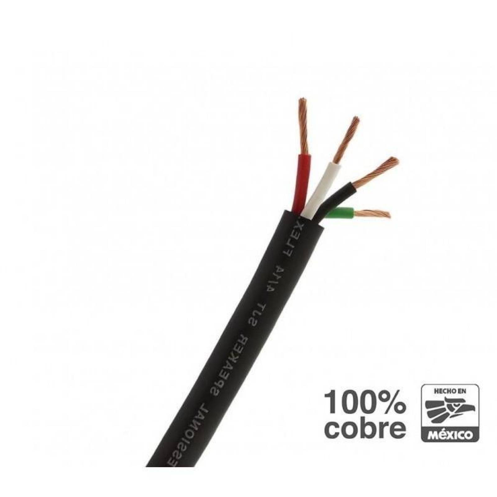 Cable Profesional De Uso Rudo 4 X 14 Rollo 100Mt 
