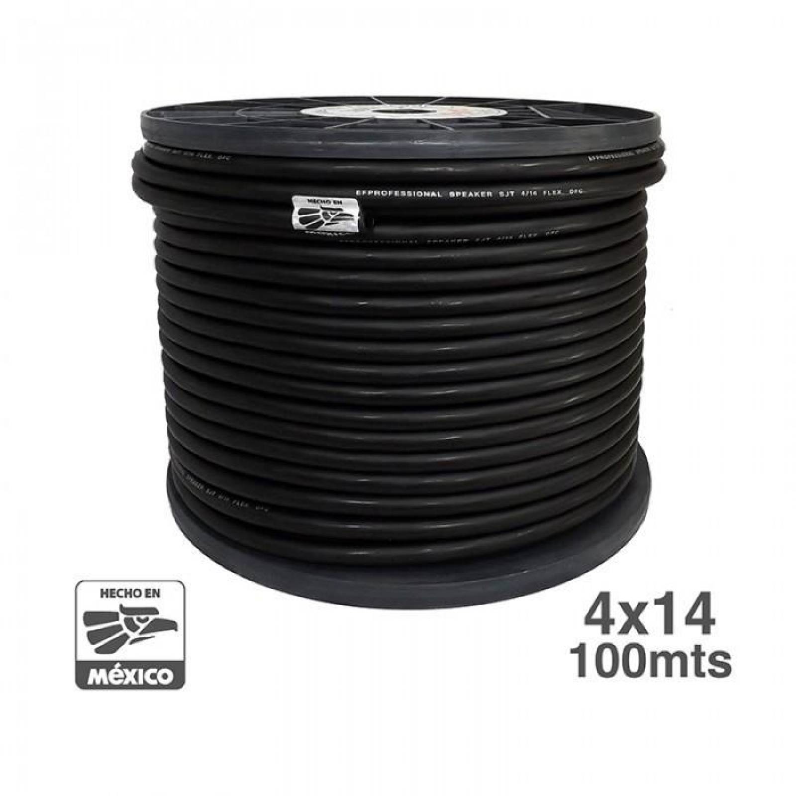Cable Profesional De Uso Rudo 4 X 14 Rollo 100Mt 
