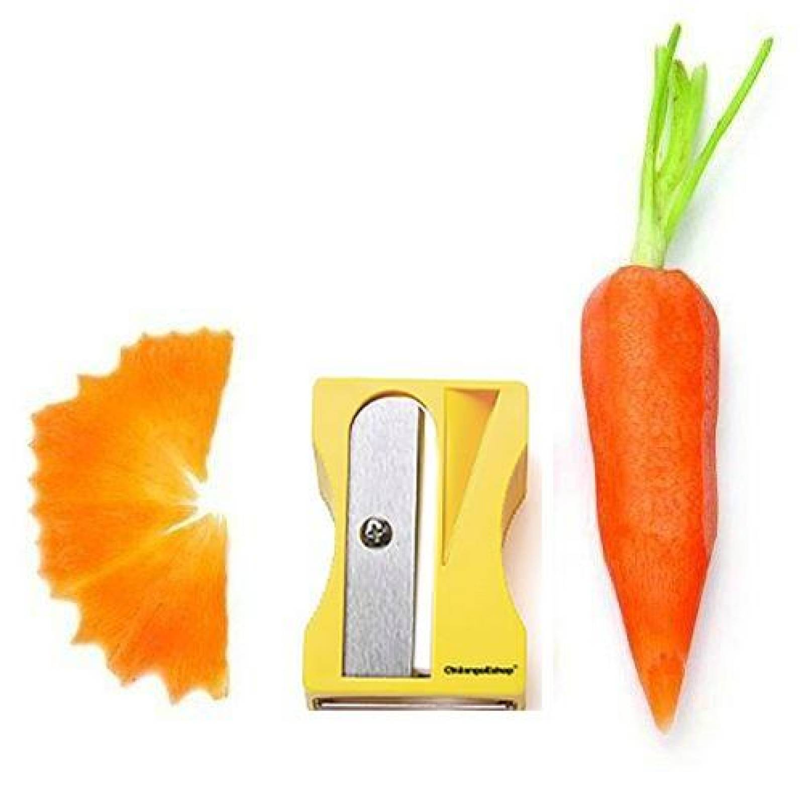 SACAPUNTAS AMARILLO PELADOR PARA ZANAHORIA 