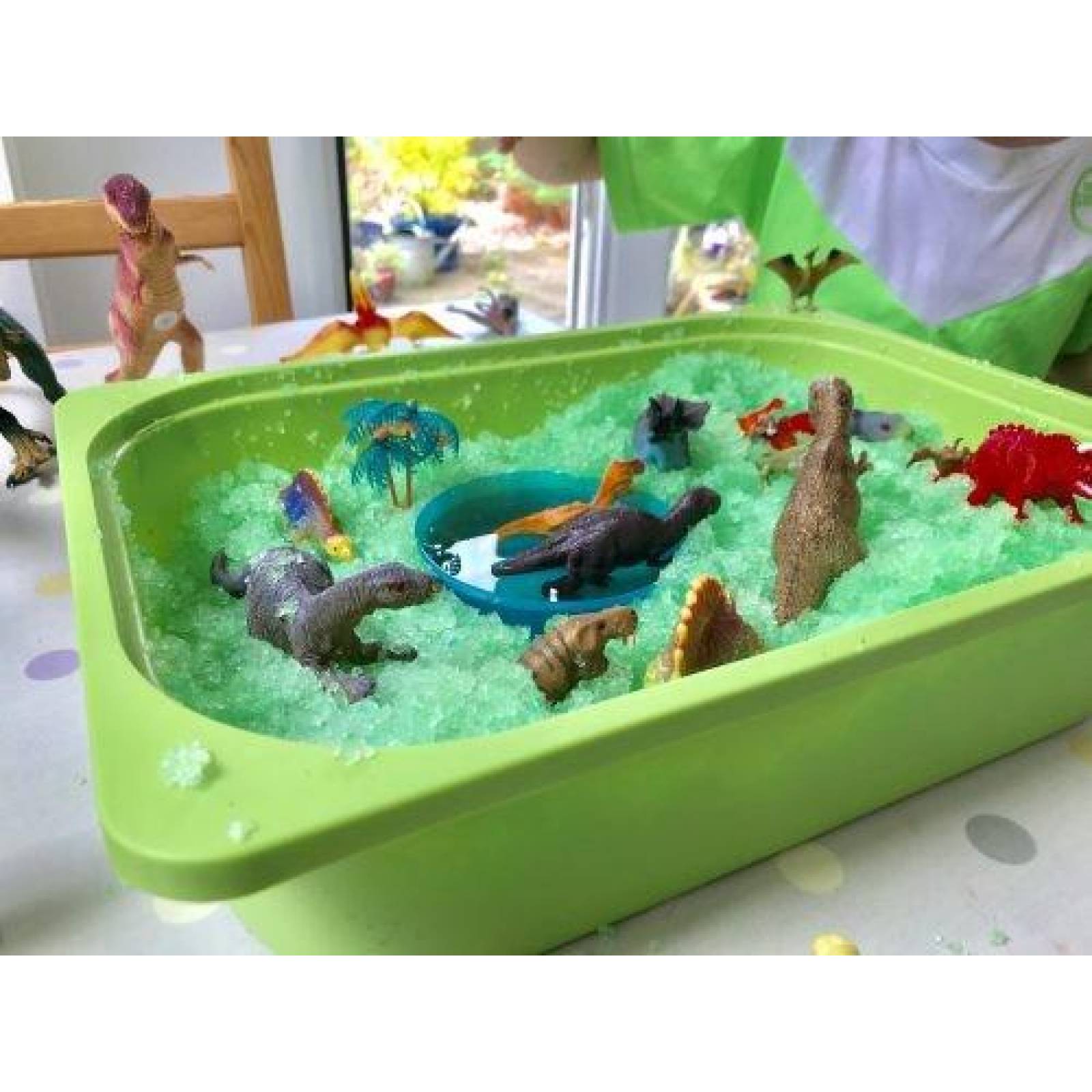 JELLY SPLASH PARA BAÑO O JUEGO EN GELATINA VERDE 