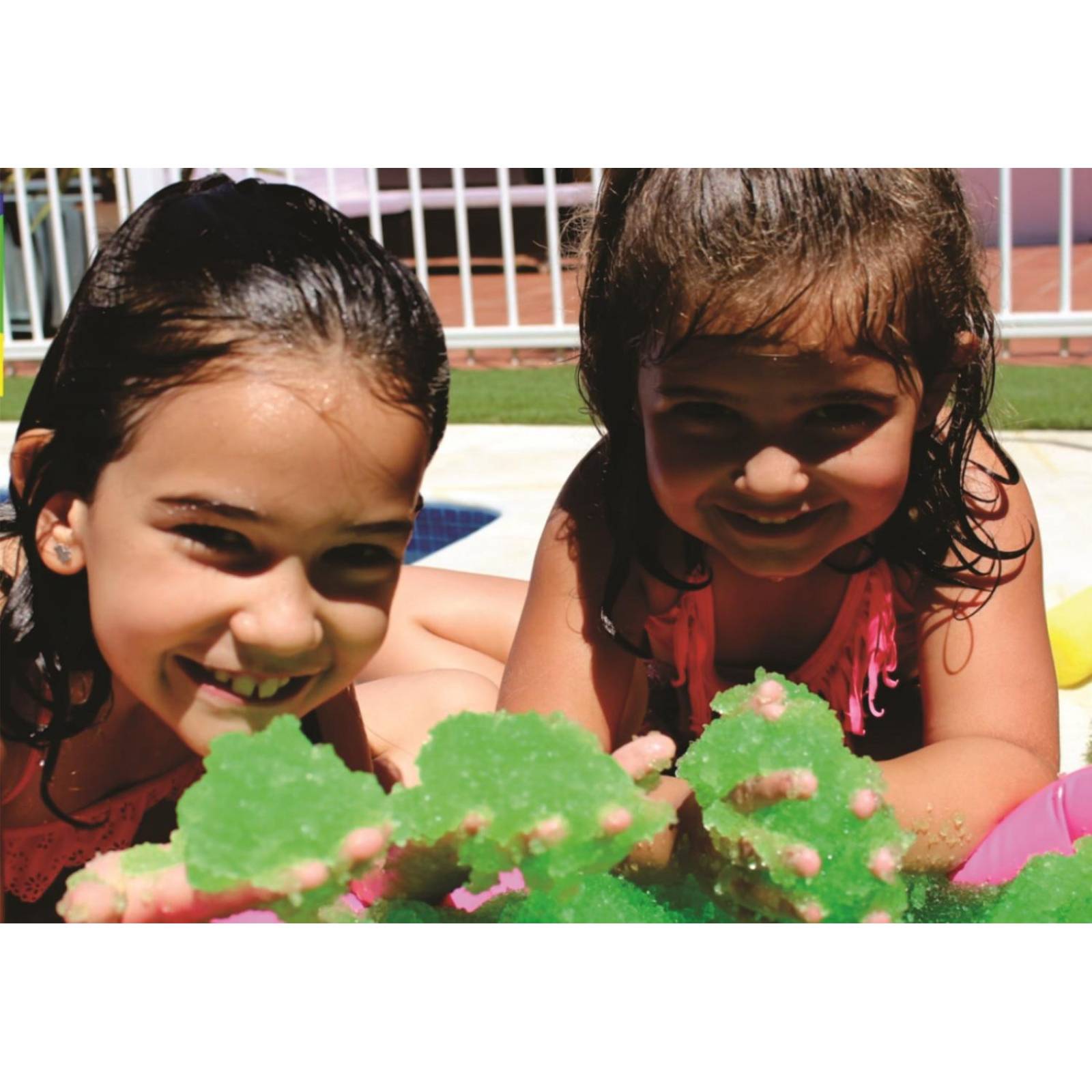 JELLY SPLASH PARA BAÑO O JUEGO EN GELATINA VERDE 