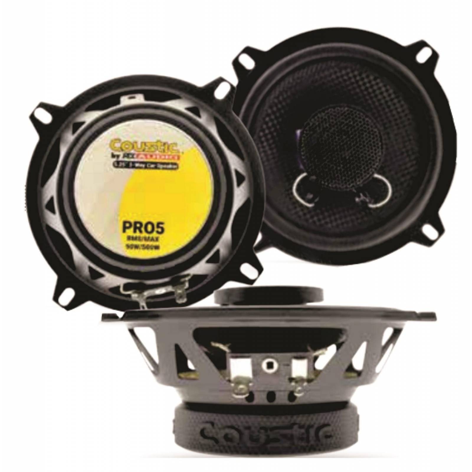 JUEGO DE 2 BOCINAS COAXIALES 5.25 PULGADAS 2 VIAS PRO5