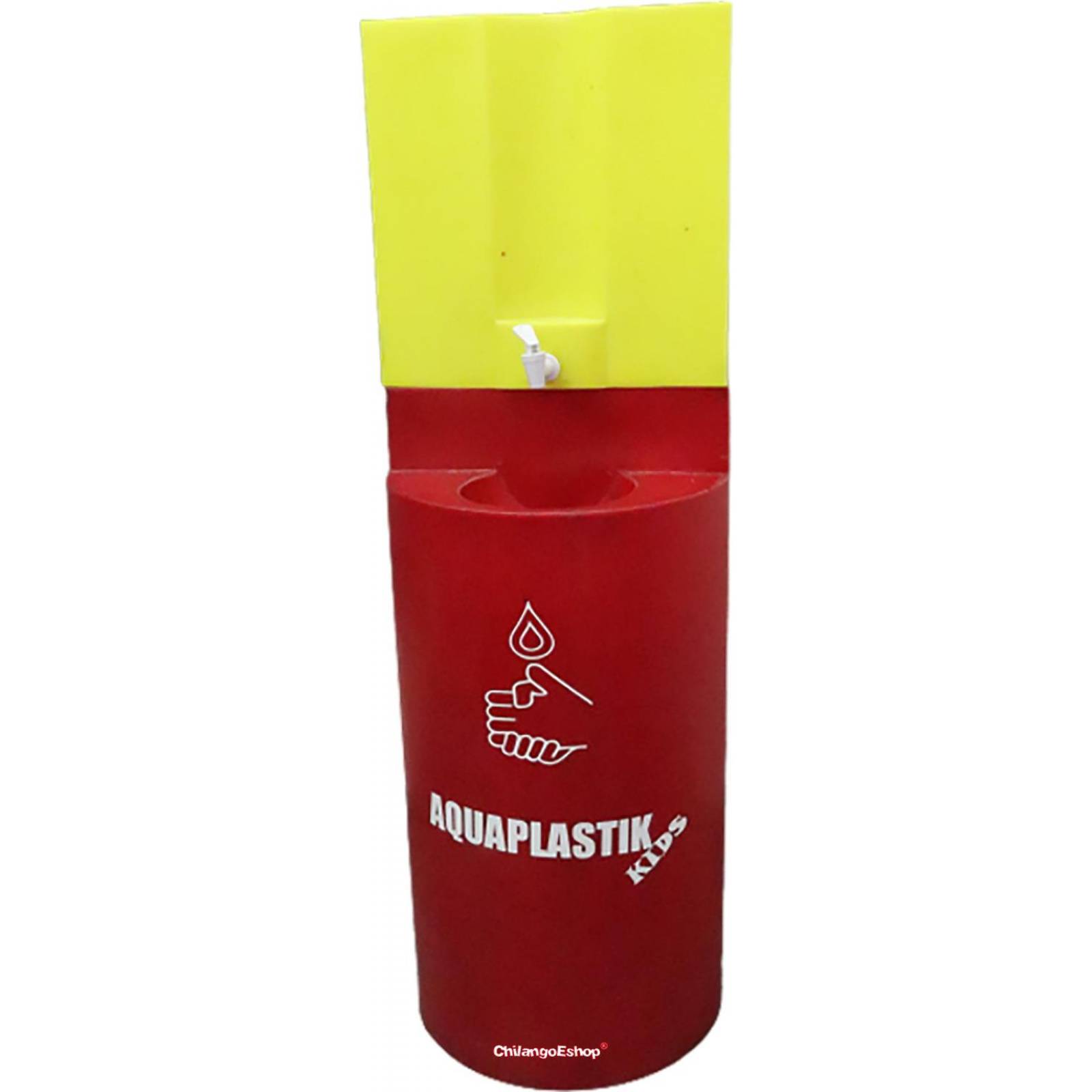 LAVAMANOS PORTATIL INFANTIL AQUAPLASTIK KITS RED YELLOW 