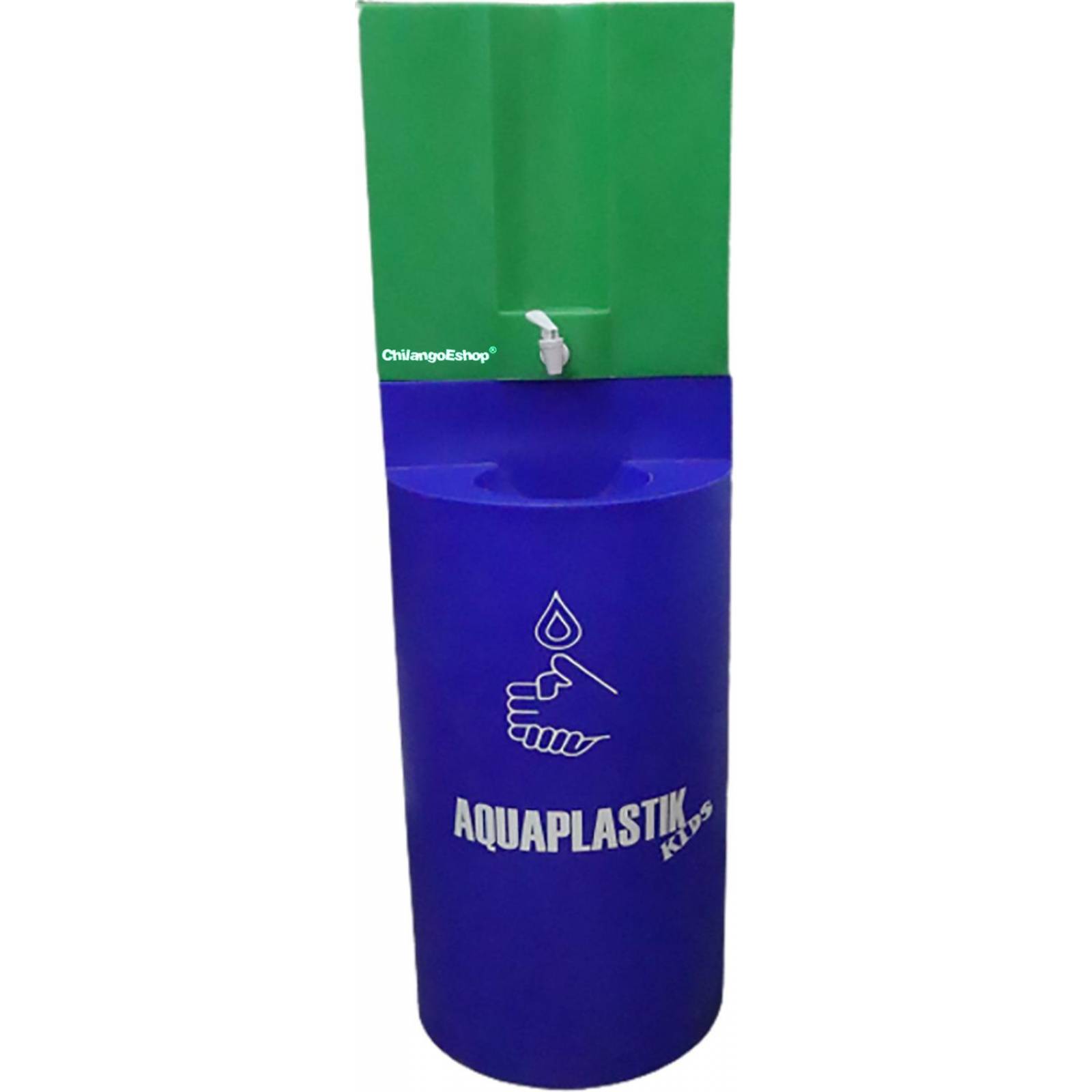 LAVAMANOS PORTATIL INFANTIL AQUAPLASTIK KITS BLUE GREEN