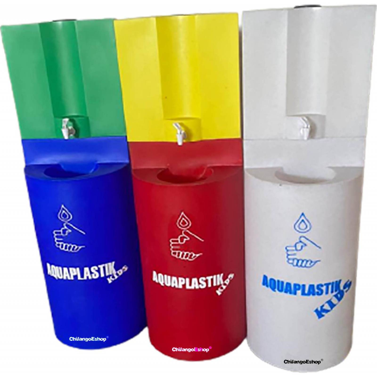 LAVAMANOS PORTATIL INFANTIL AQUAPLASTIK KITS BLUE GREEN