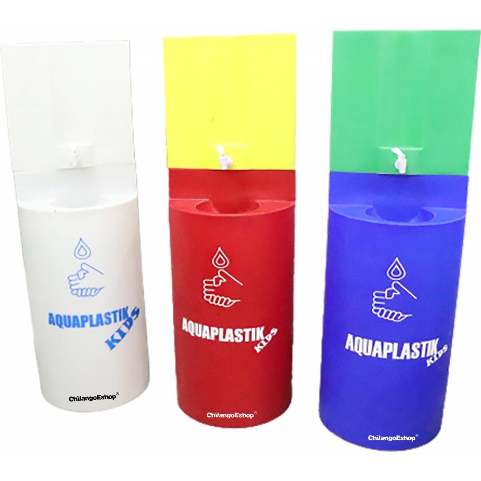 LAVAMANOS PORTATIL INFANTIL AQUAPLASTIK KITS BLUE GREEN