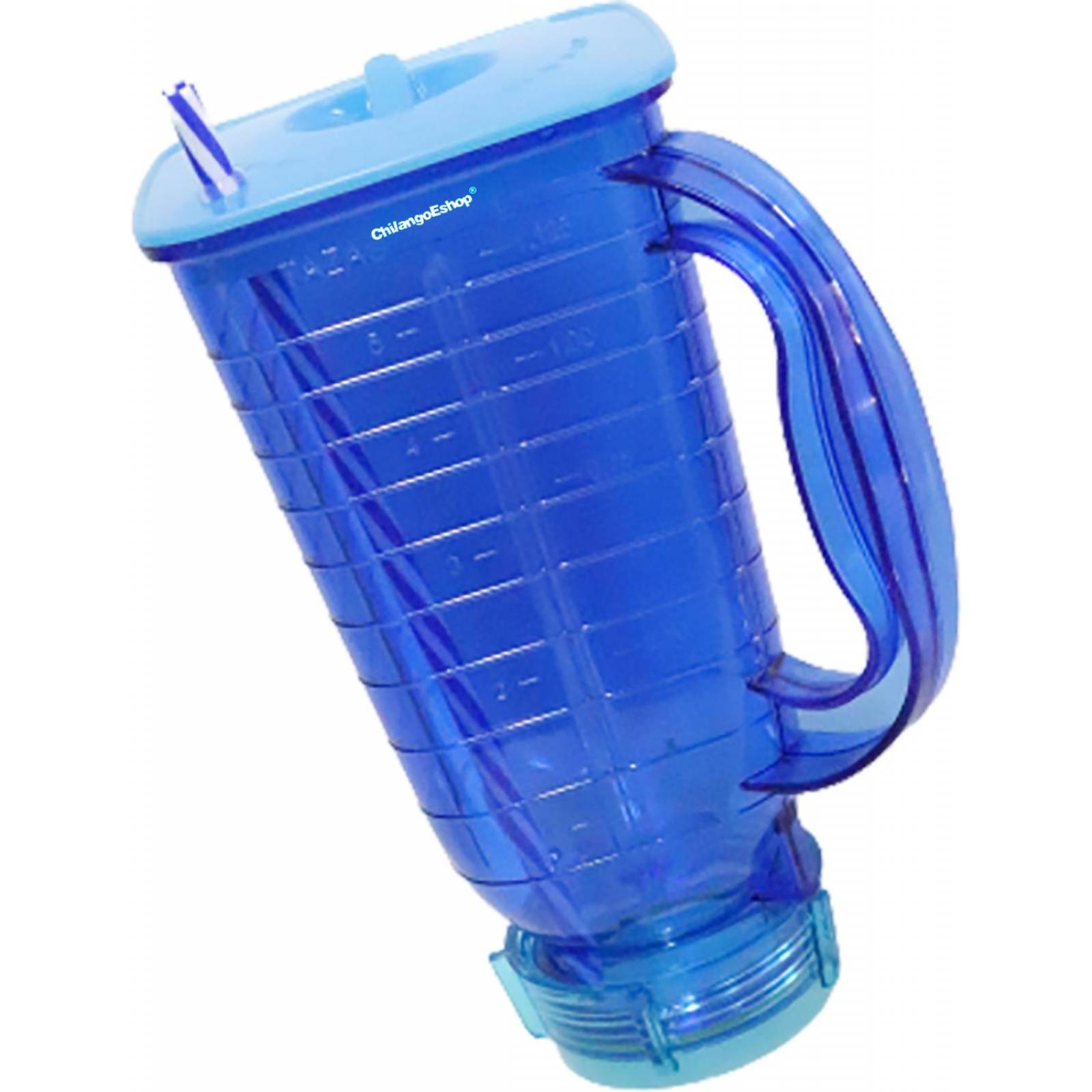 VASO AZUL PARA LICUACHELA MICHELADA AGUAS O LICUADO 
