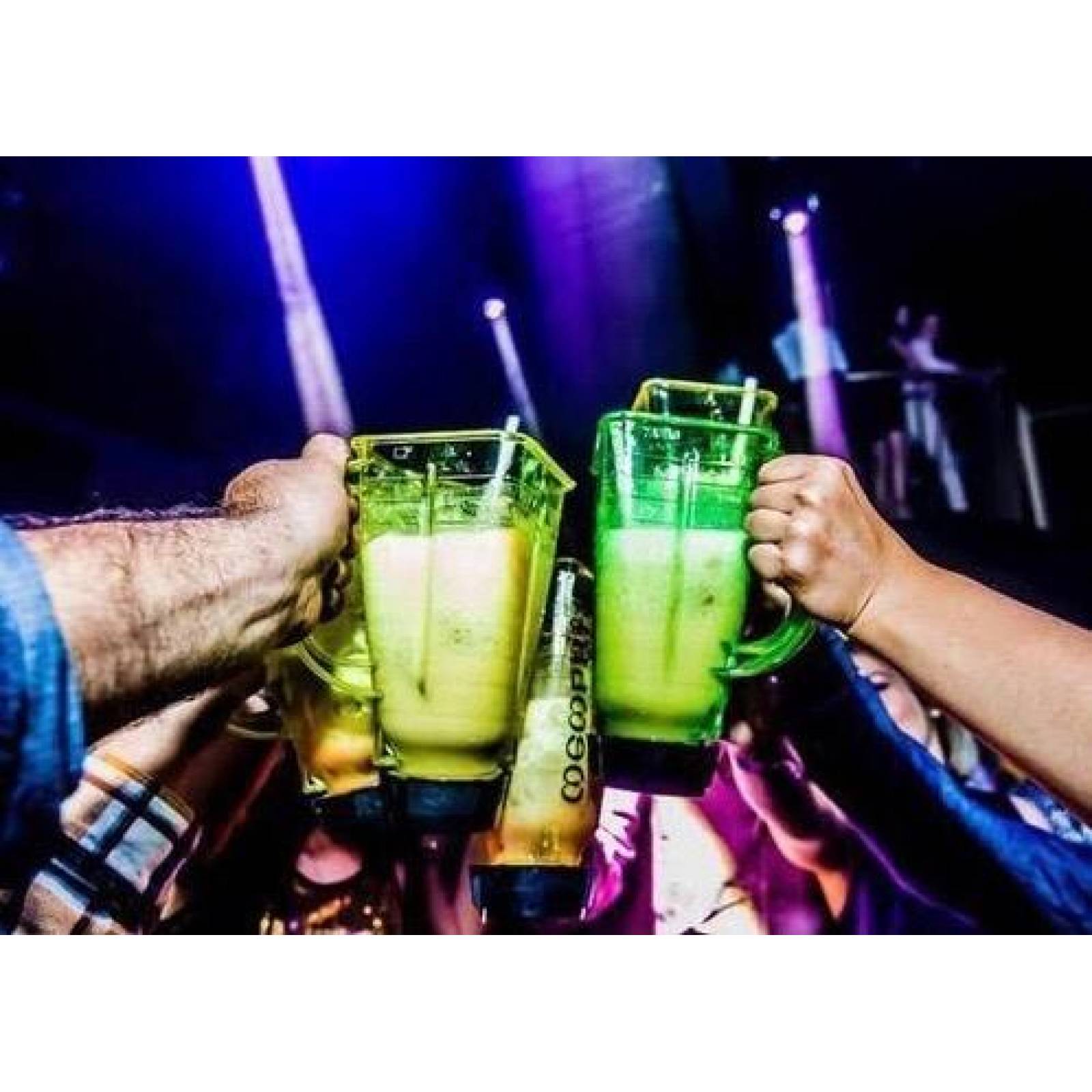 VASO NARANJA PARA LICUACHELA MICHELADA AGUAS O LICUADO 