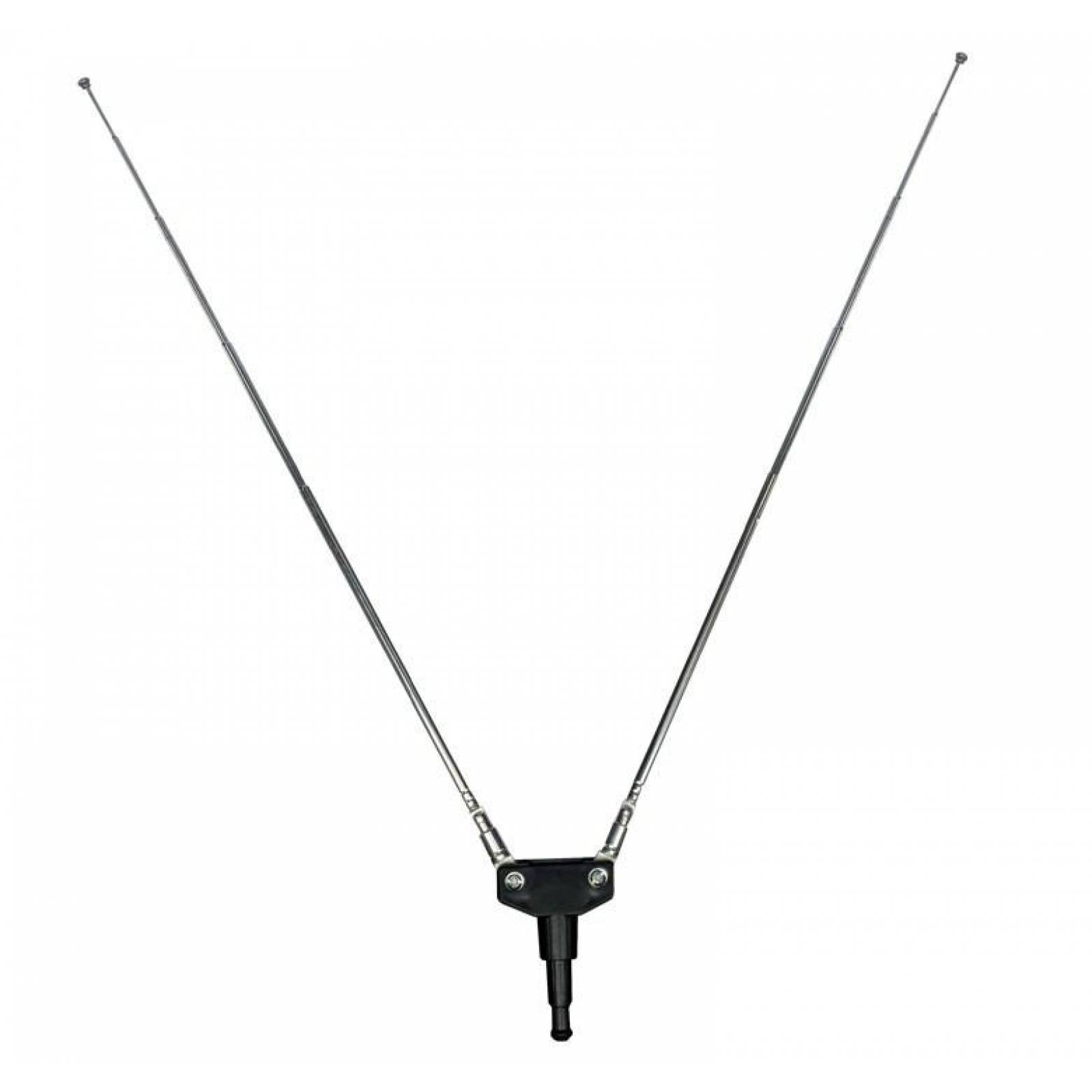 ANTENA DE CONEJO HDTV DOBLE MOVIMIENTO Y CABLE COAXIAL 