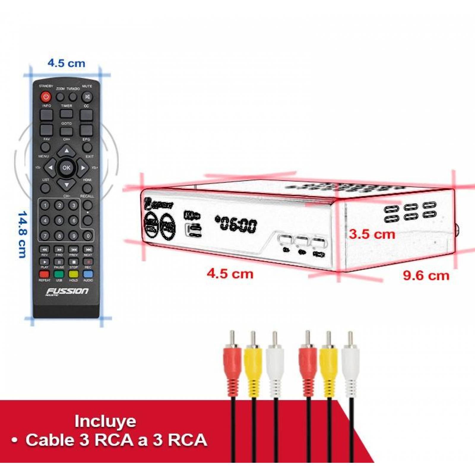 DECODIFICADOR CONVERTIDOR DE SEÑAL A CANALES DIGITALES