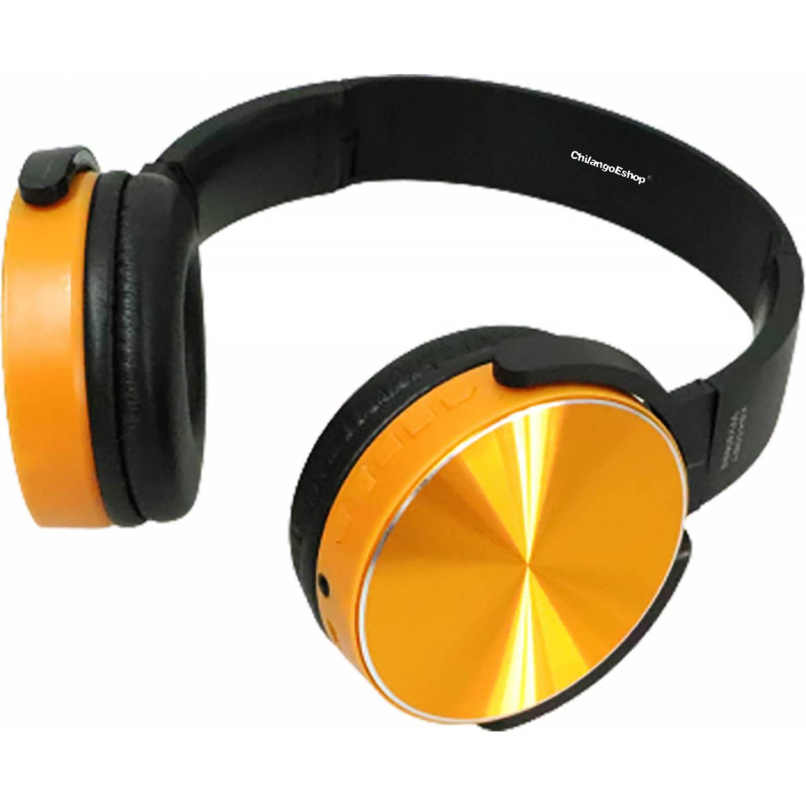 Audifonos Dorados Diadema Bluetooth 
