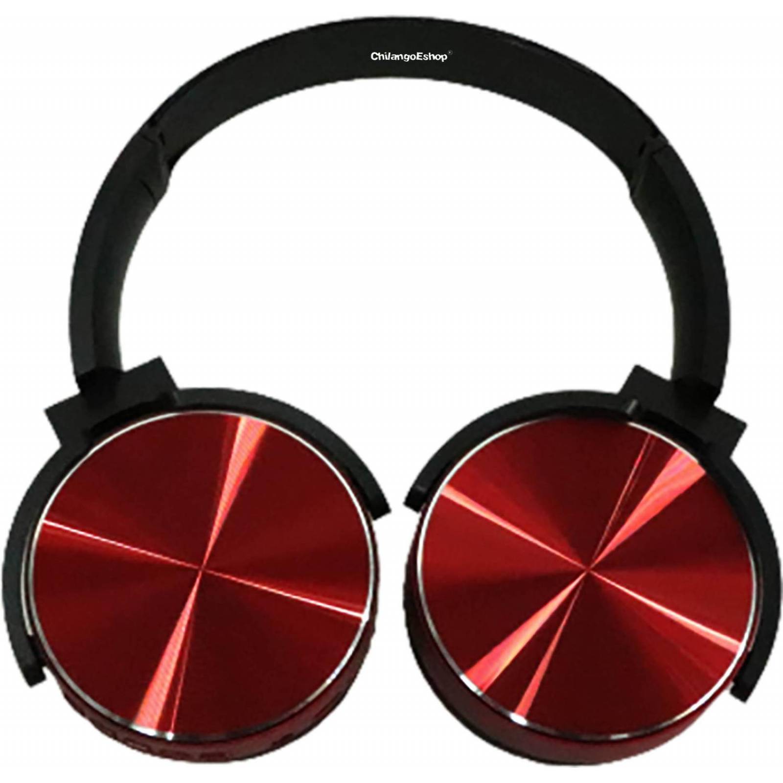 Audifonos Rojos Diadema Bluetooth 