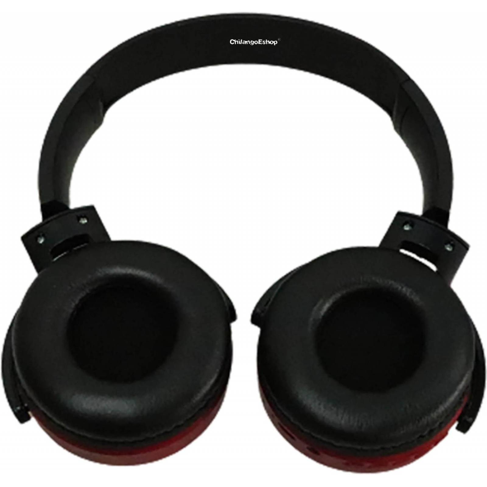 Audifonos Rojos Diadema Bluetooth 