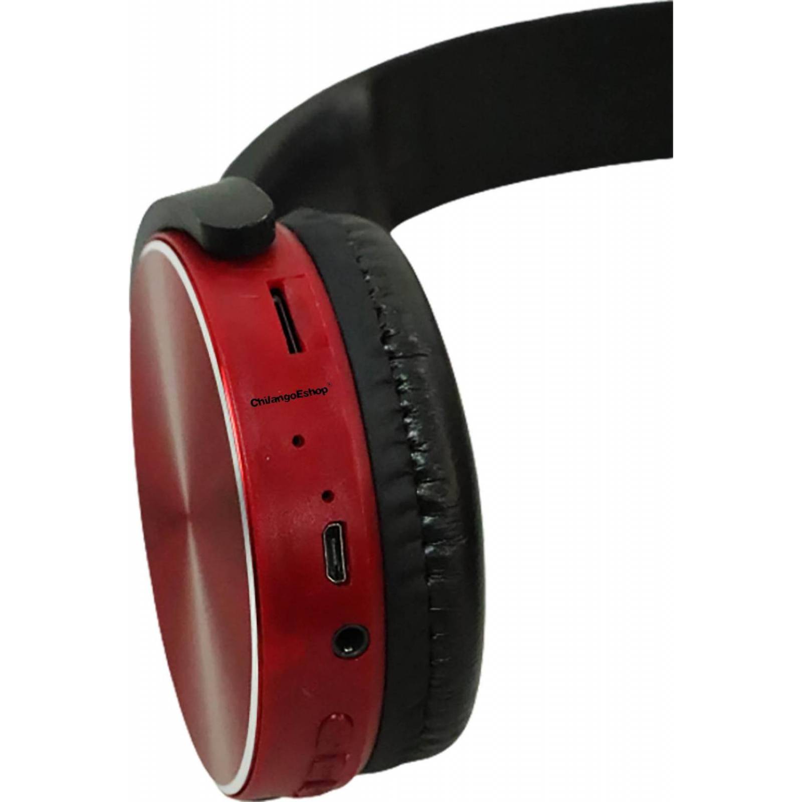 Audifonos Rojos Diadema Bluetooth 
