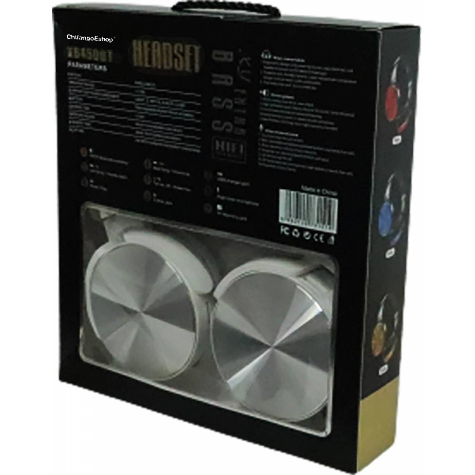 Audifonos Blancos Diadema Bluetooth 