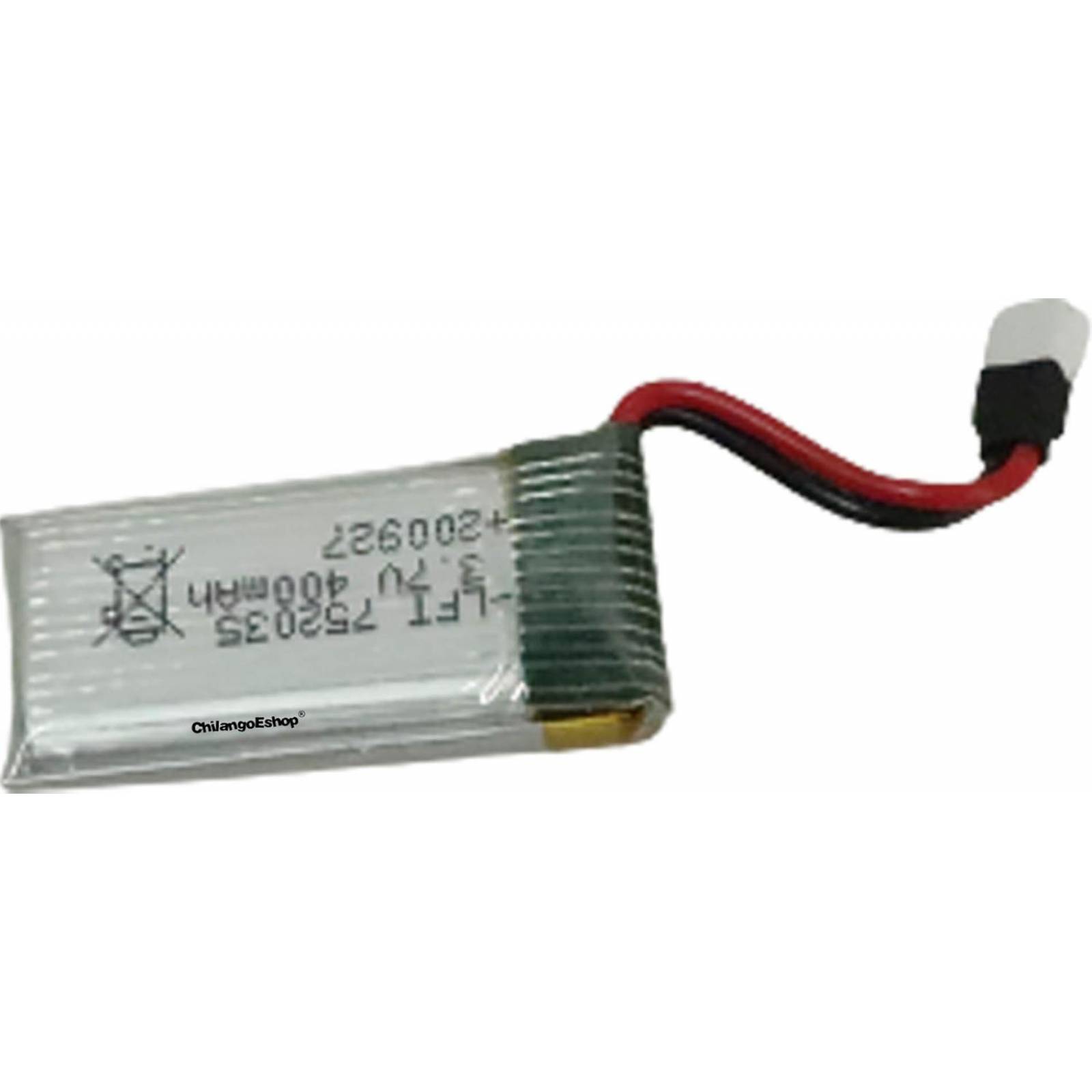 BATERIA RECARGABLE DE LITIO 3,7V 400MAH 