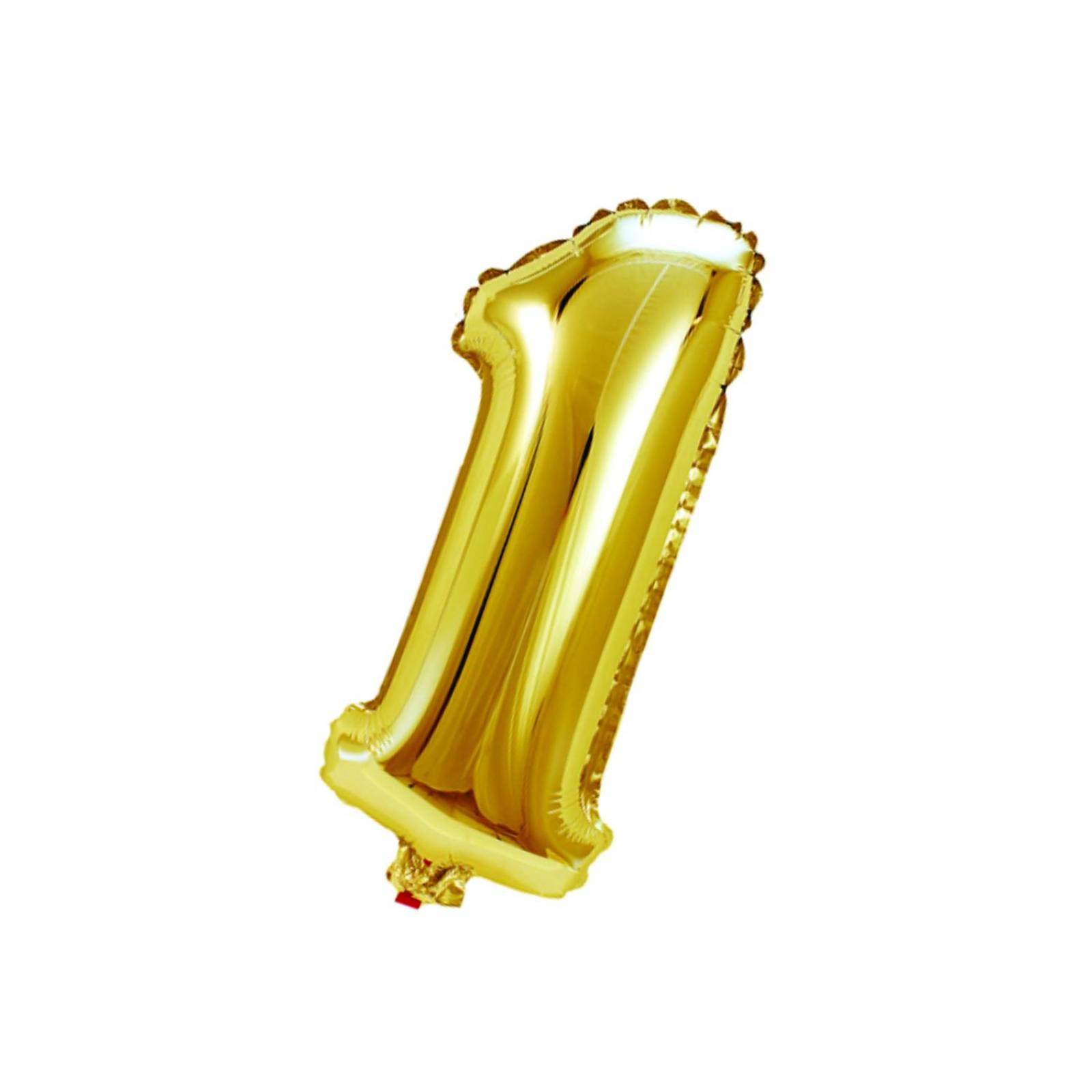 Globo Metalico De Numero Uno Gigante 80Cm Dorado