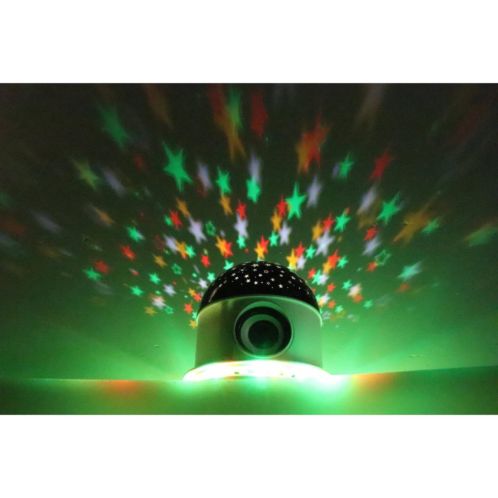 ESFERA PROYECTOR ESTRELLAS LAMPARA NOCHE BOCINA BLUETOOTH