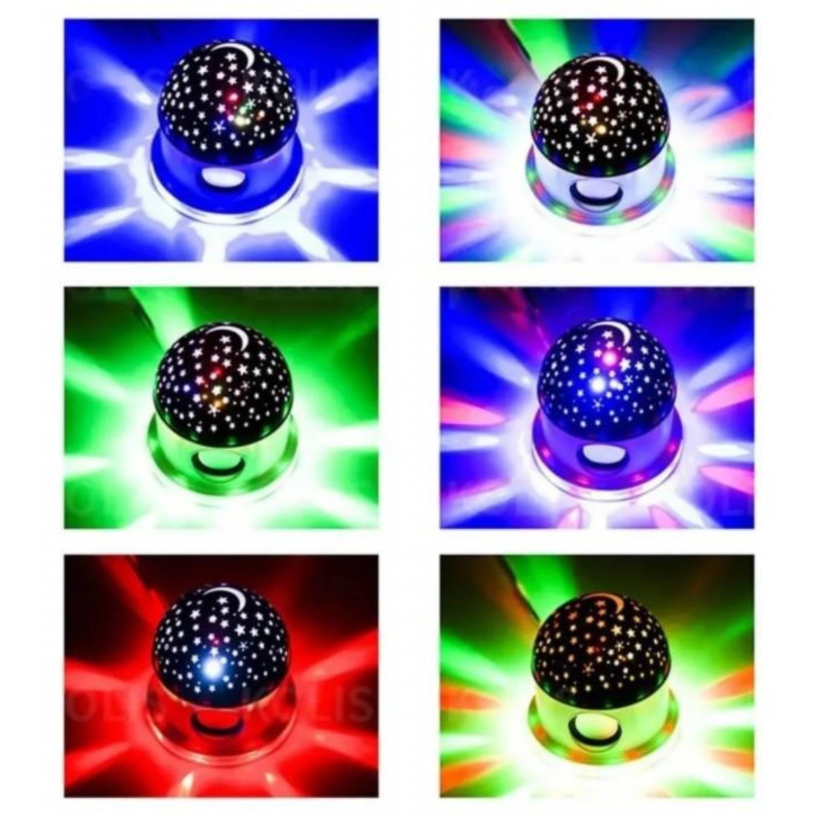 ESFERA PROYECTOR ESTRELLAS LAMPARA NOCHE BOCINA BLUETOOTH