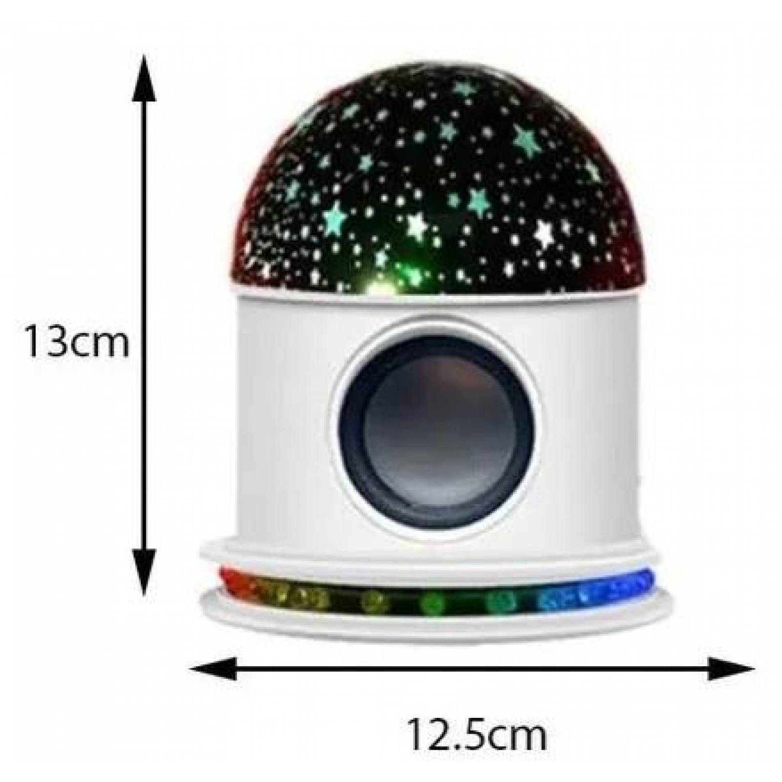 ESFERA PROYECTOR ESTRELLAS LAMPARA NOCHE BOCINA BLUETOOTH