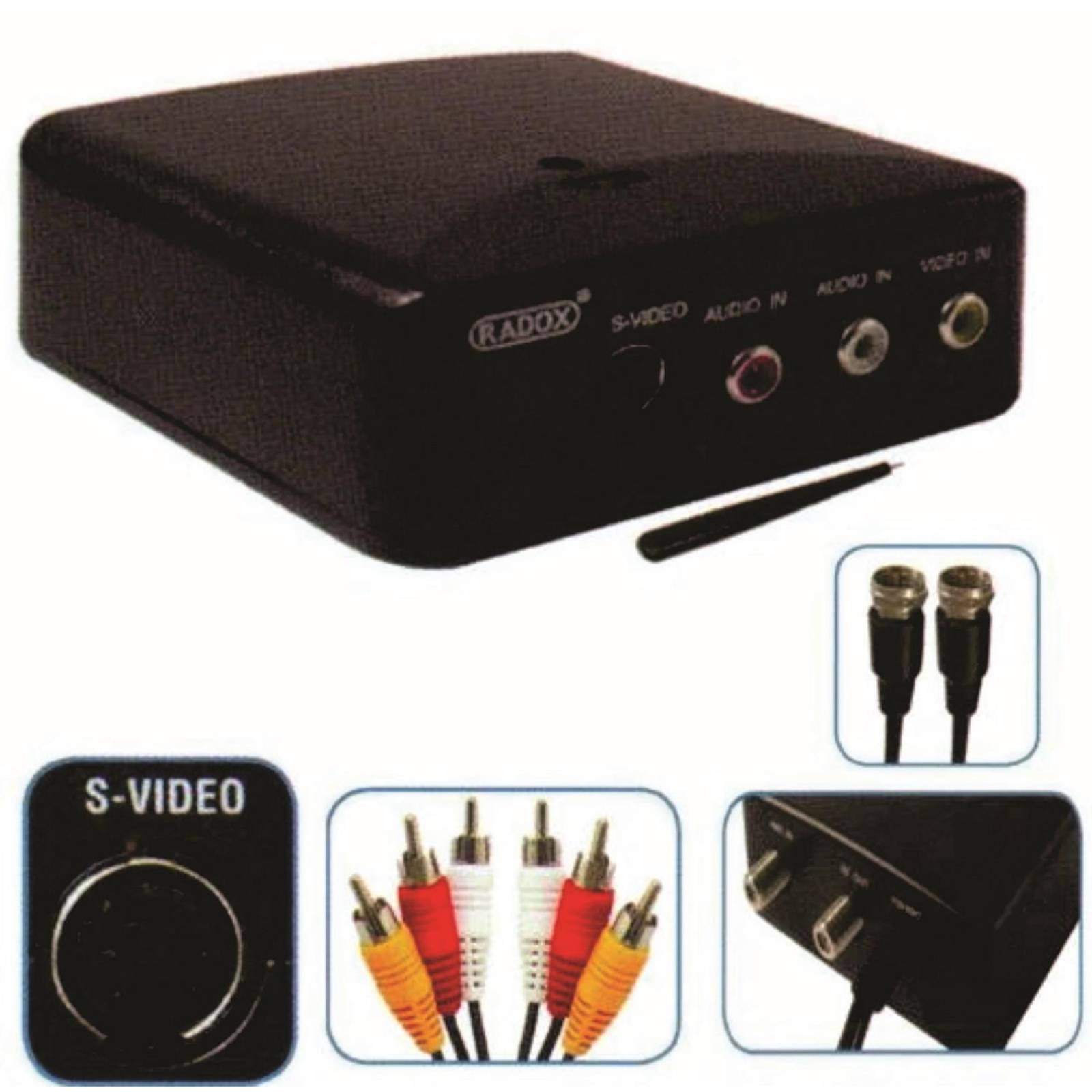 Modulador RF Convertidor De Audio Y Video A Radiofrecuencia 