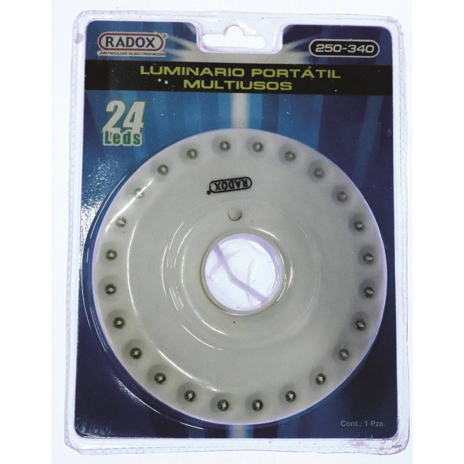 LUMINARIO 24 LEDS PORTATIL MULTIUSOS 