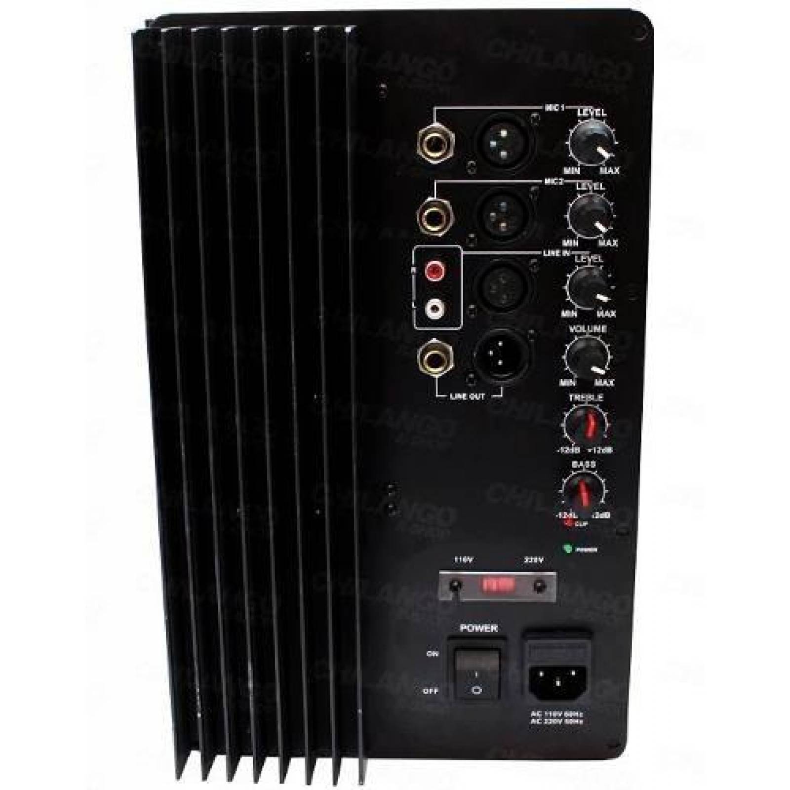 Modulo Amplificador Karaoke Rockolas 180w Rms - 3600 Pmpo 