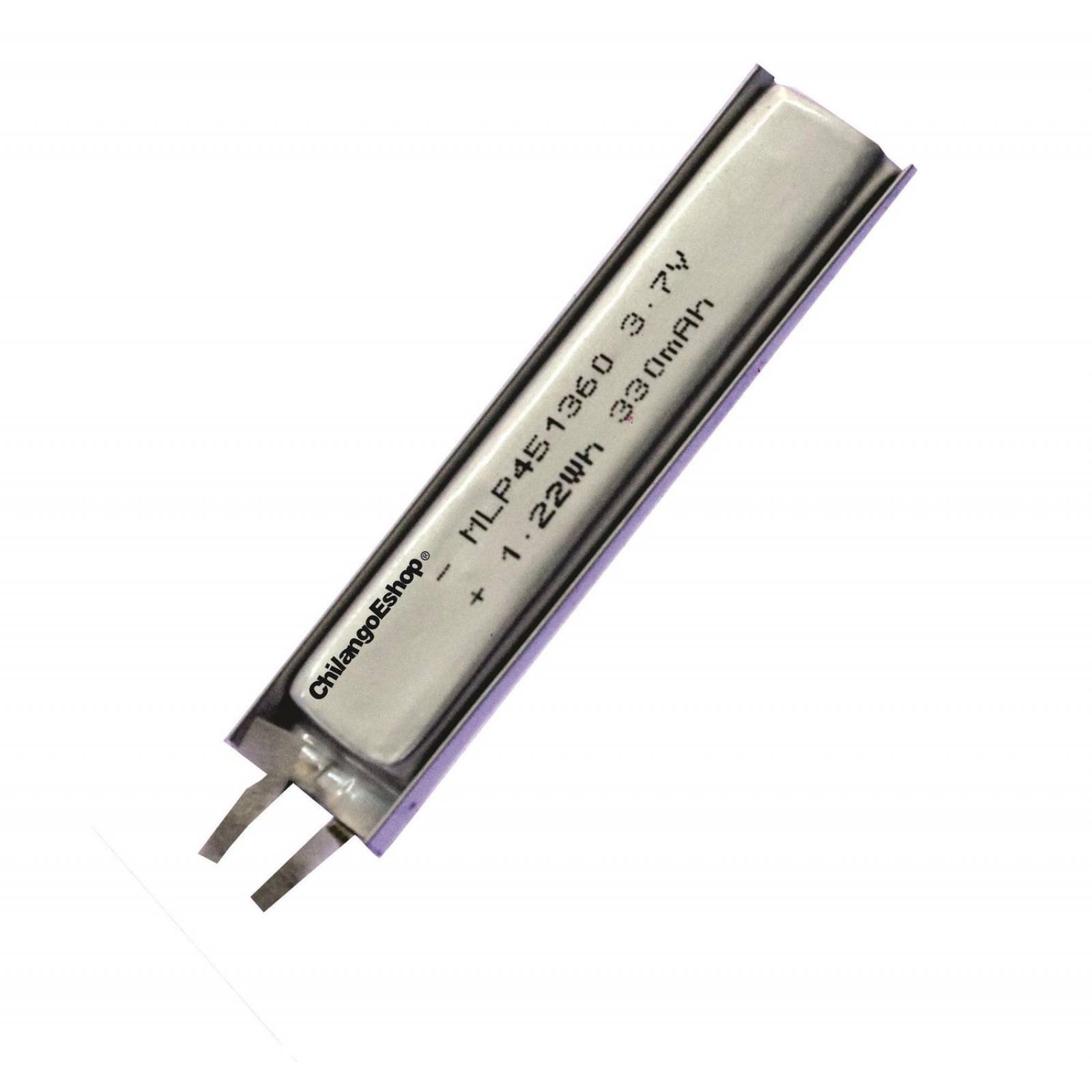 BATERIA RECARGABLE DE LITIO 3,7V 330MAH 