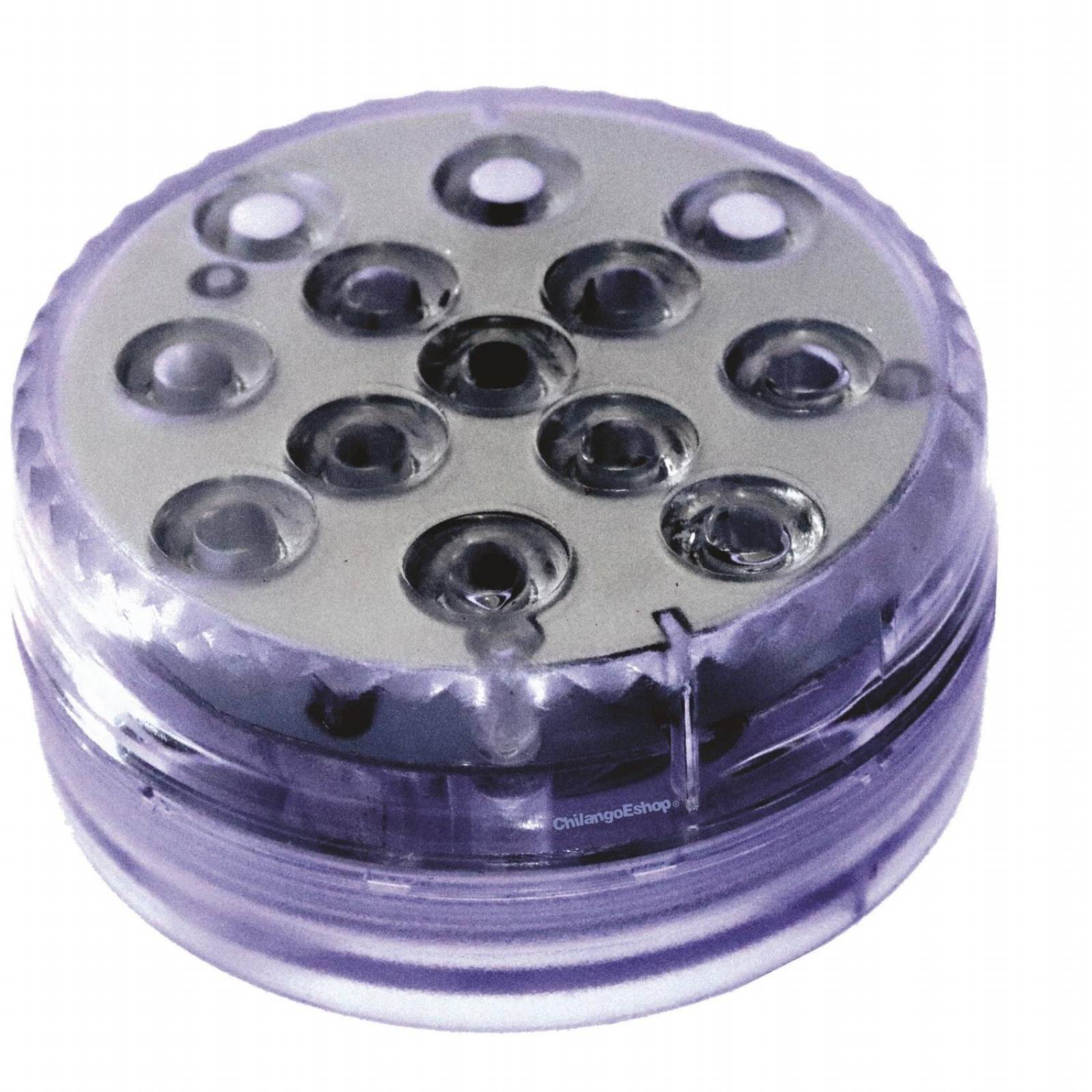 Base Lampara RGB 10 Led Sumergible Control Remoto Decoracion