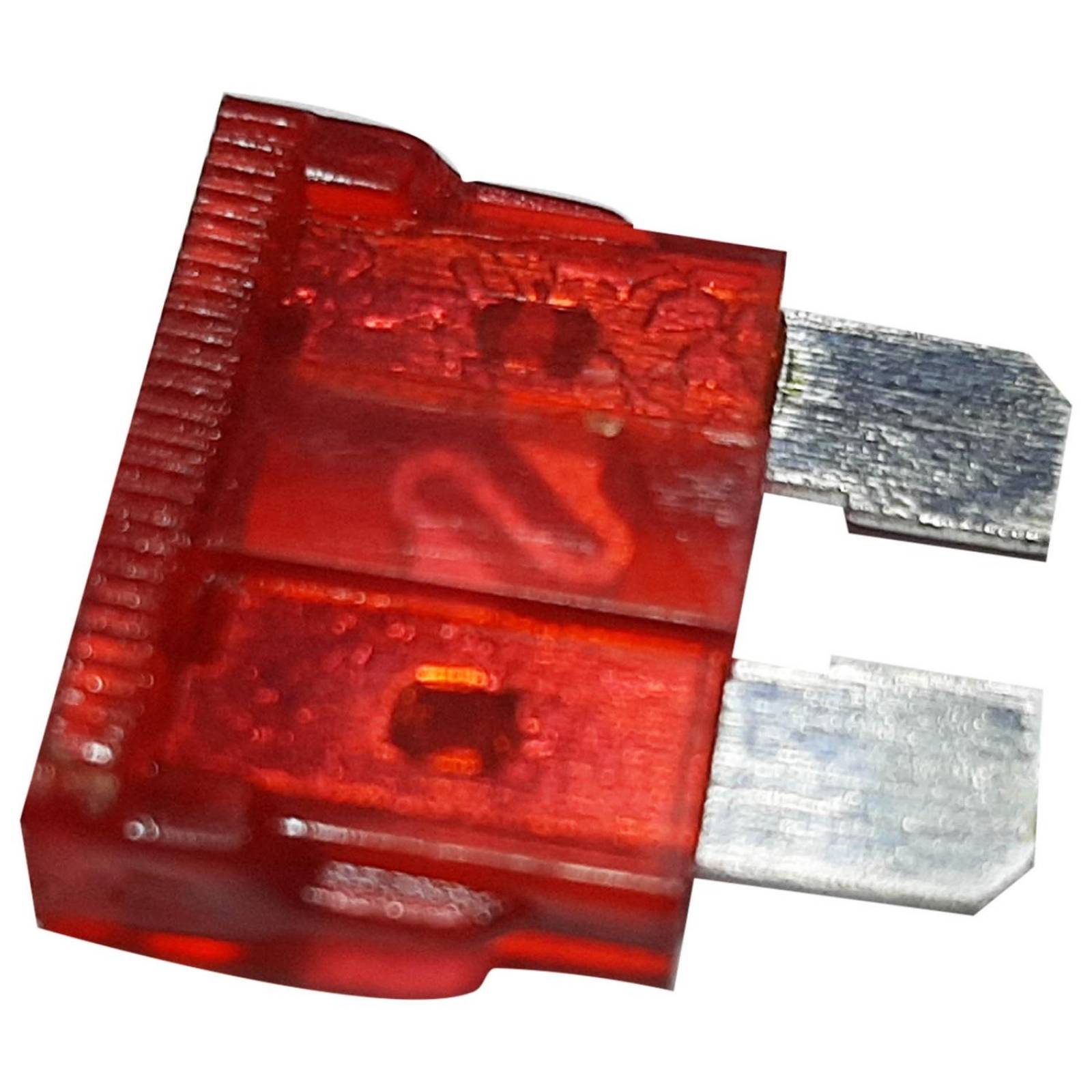 FUSIBLE AUTOMOTRIZ DE CLAVIJA ROJO 10A 