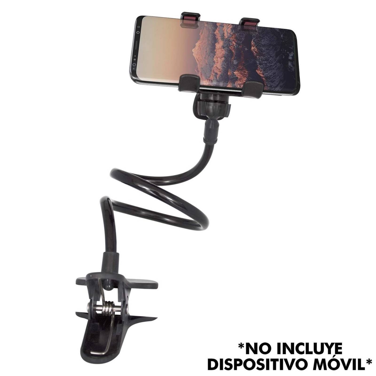 SOPORTE PARA CELULAR FLEXIBLE CON PINZA 