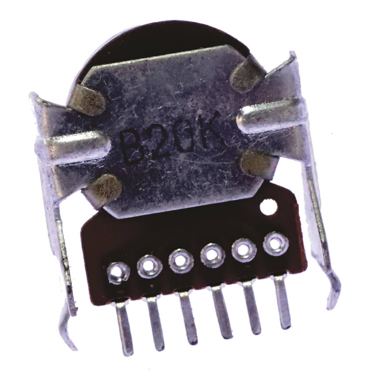 POTENCIOMETRO CONTROL 6 PATAS MEDIA CAÑA LARGA 20K 