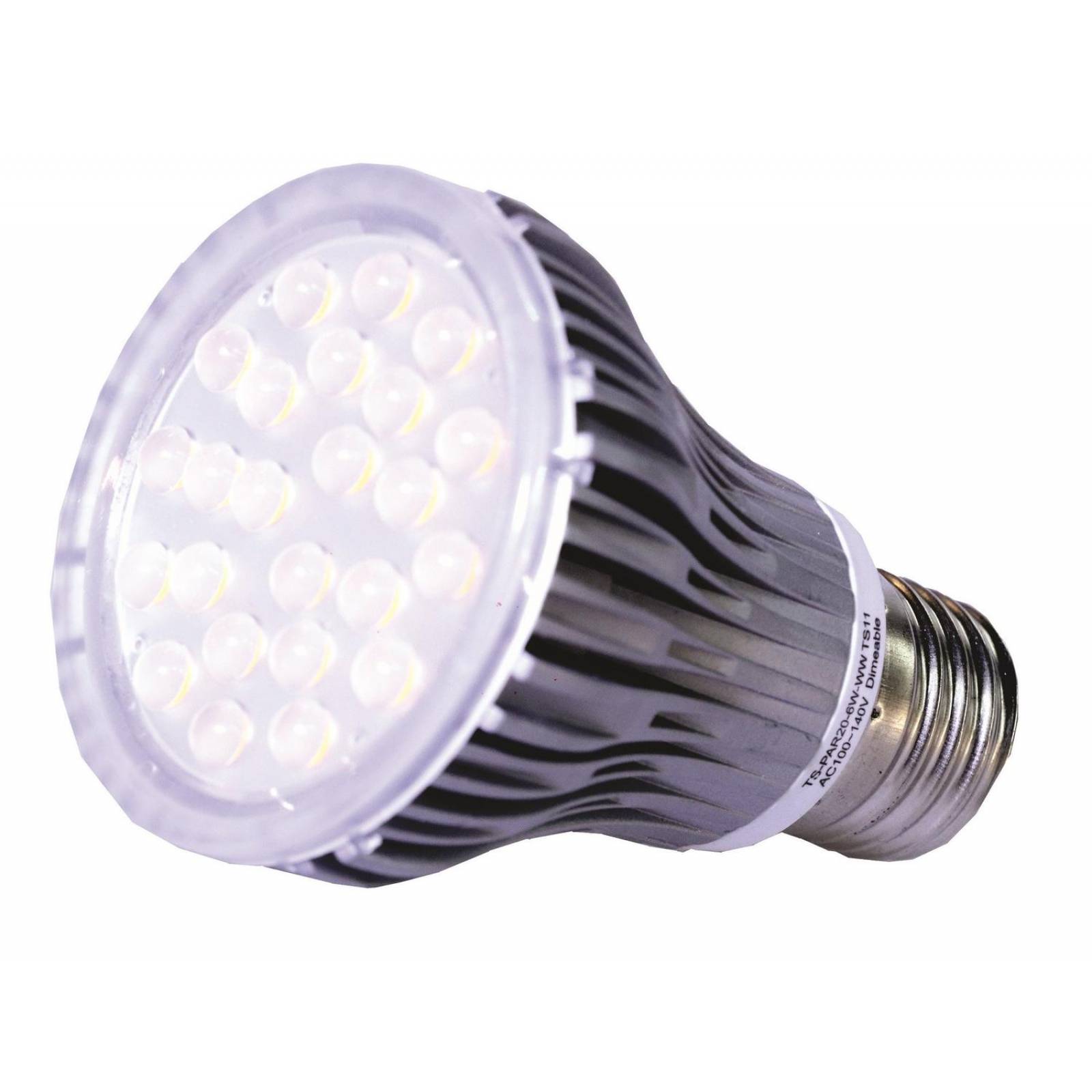 FOCO LED 6W PAR20 E27 BLANCO CALIDO DIMEABLE 