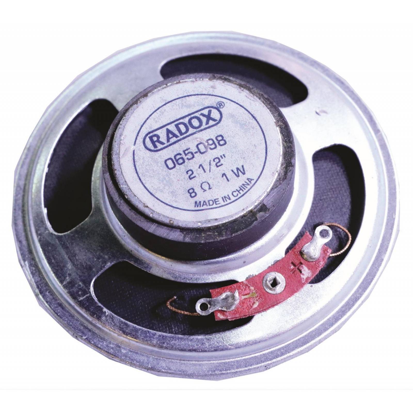 BOCINA REDONDA IMAN CERAMICO 2,5 PULGADAS 8 OHMS 