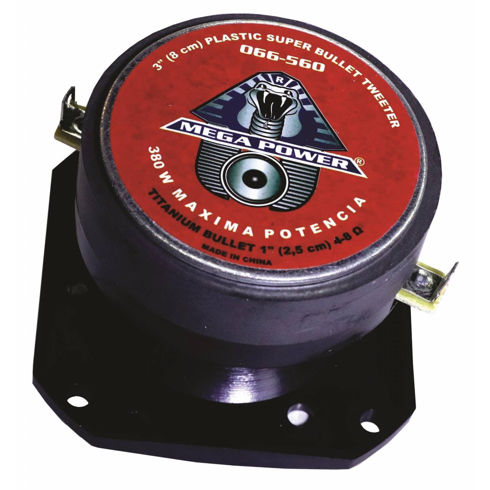 TWEETER CUADRADO TIPO BALA SUPER BULLET TITANIO 