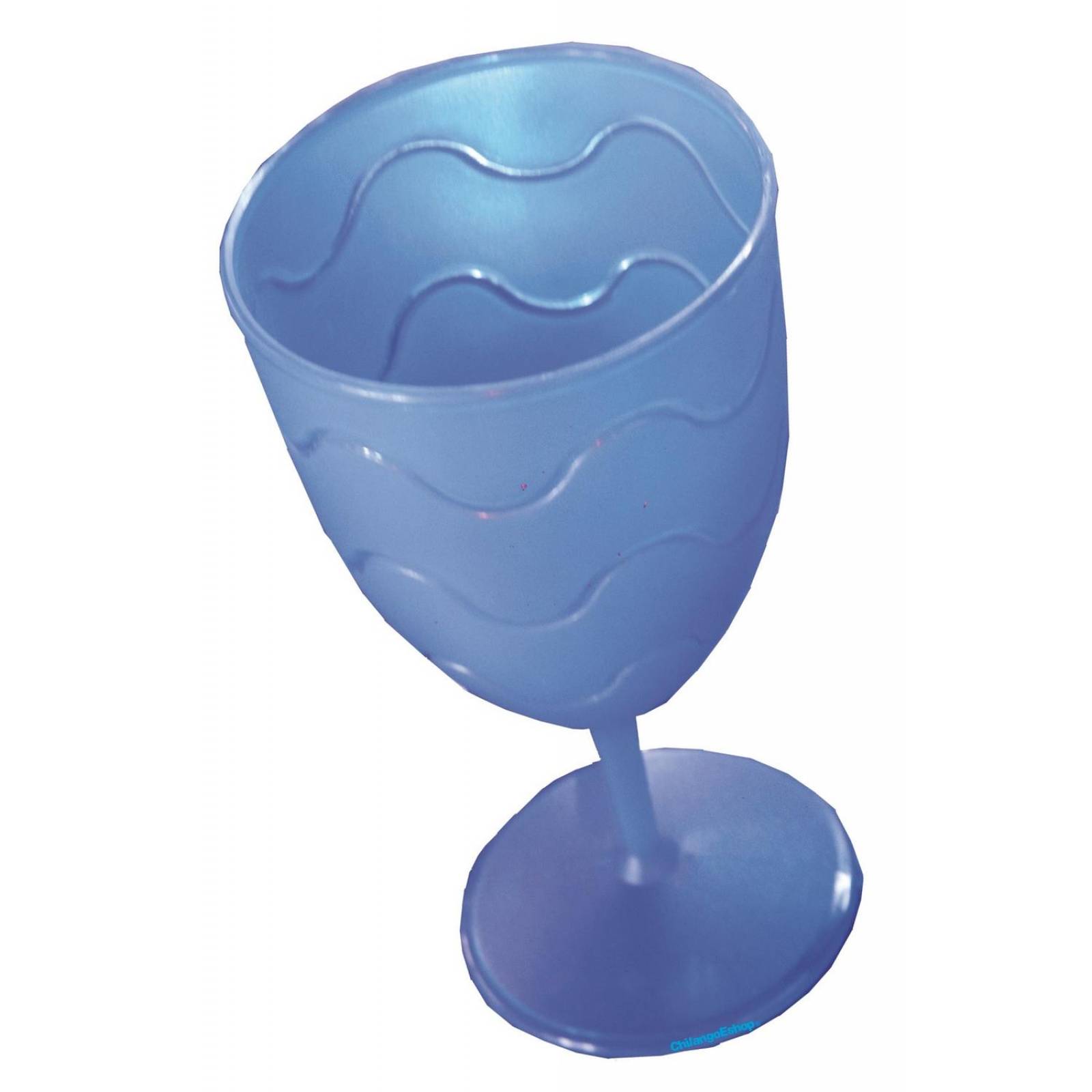 COPA FIESTA AZUL DE PLASTICO 400ML 