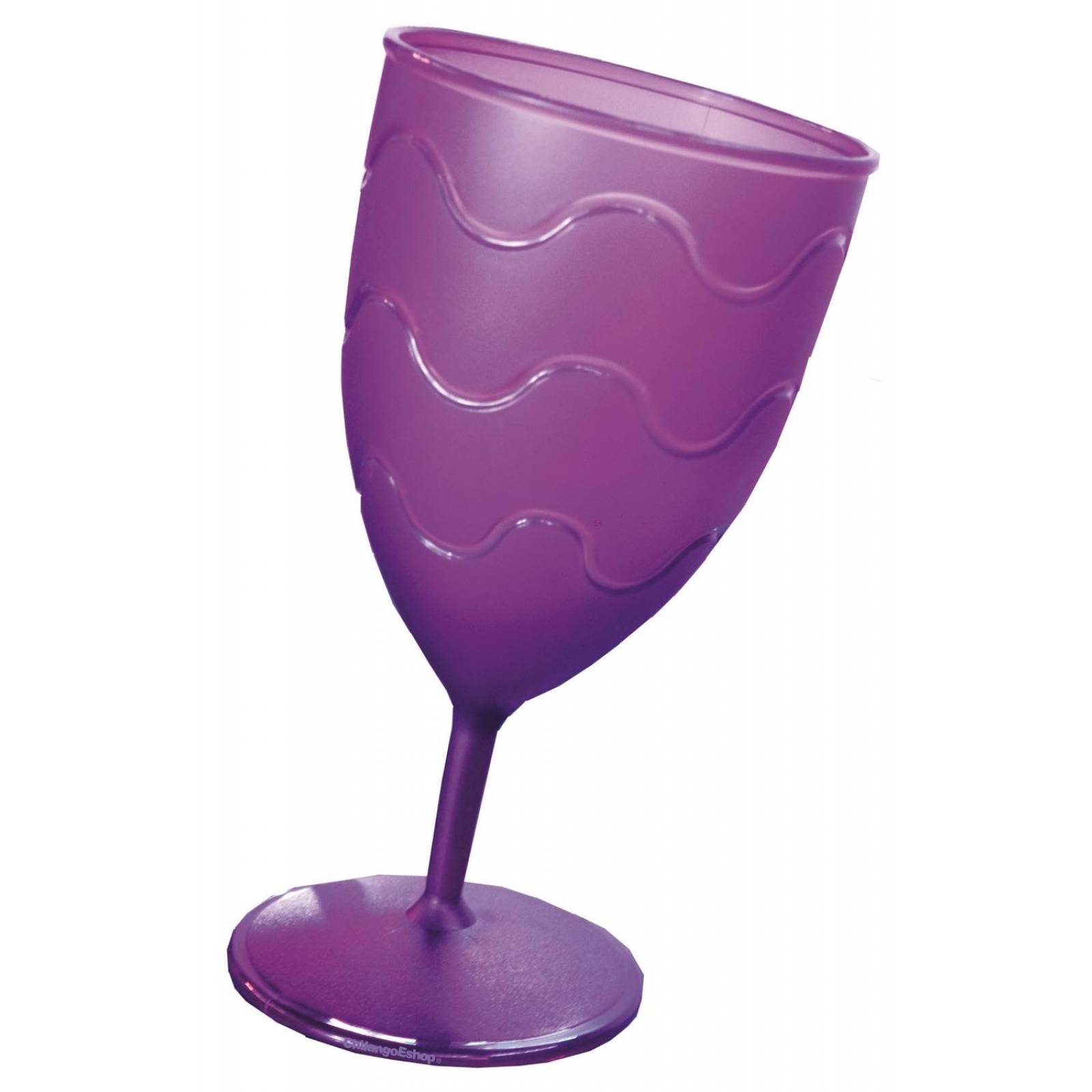 COPA FIESTA MORADA DE PLASTICO 400ML 