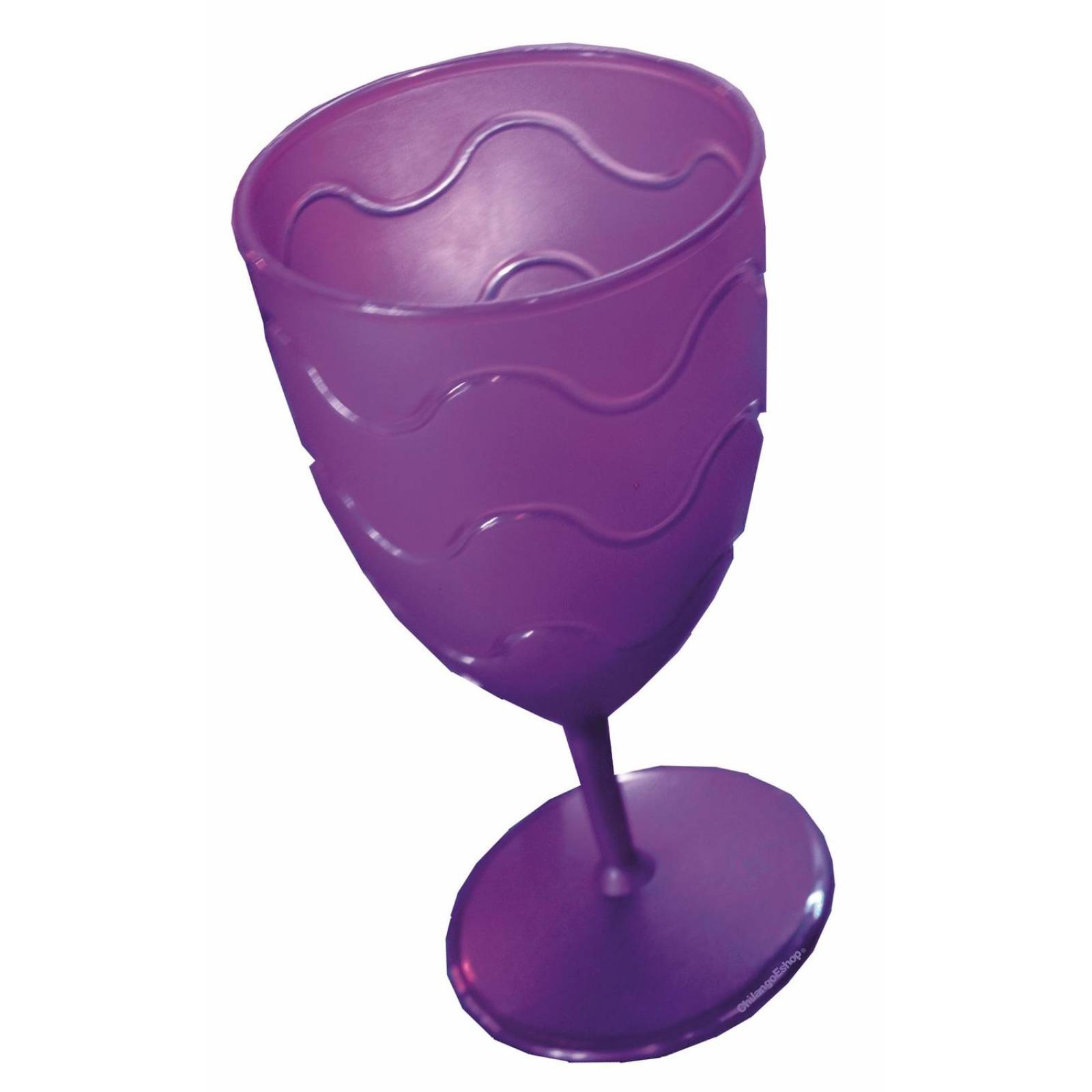 COPA FIESTA MORADA DE PLASTICO 400ML 