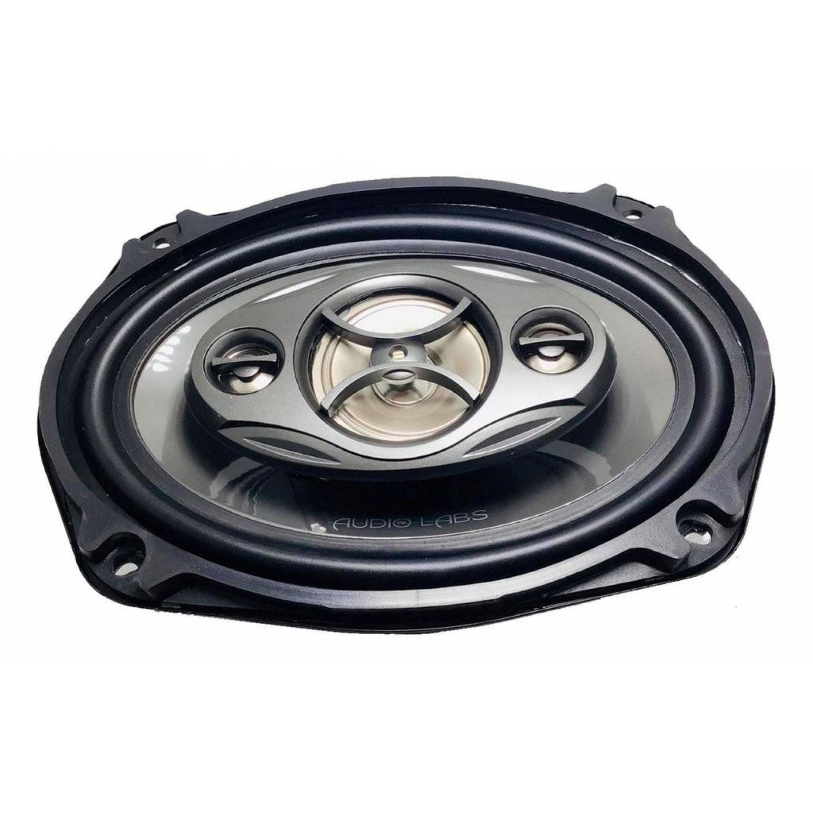 JUEGO DE BOCINAS 6X9 70W RMS 4 VIAS AUDIOLABS ADL-SP69