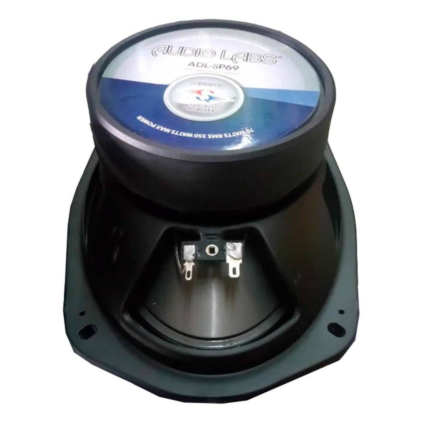 JUEGO DE BOCINAS 6X9 70W RMS 4 VIAS AUDIOLABS ADL-SP69