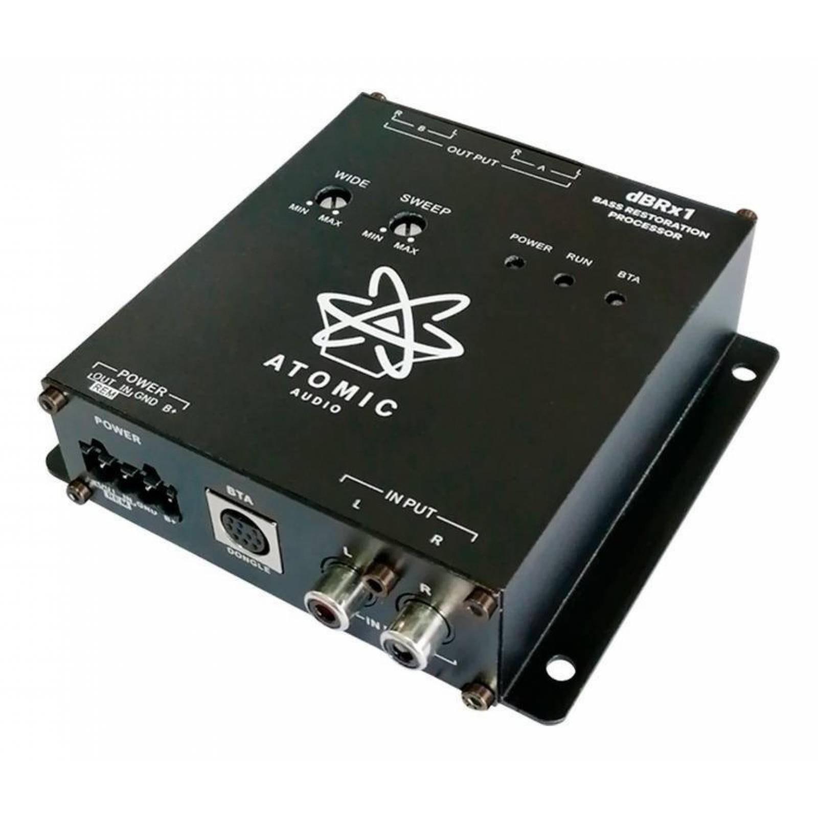 EPICENTRO CON RESTAURADOR DE BAJOS ATOMIC AUDIO DBRX1 