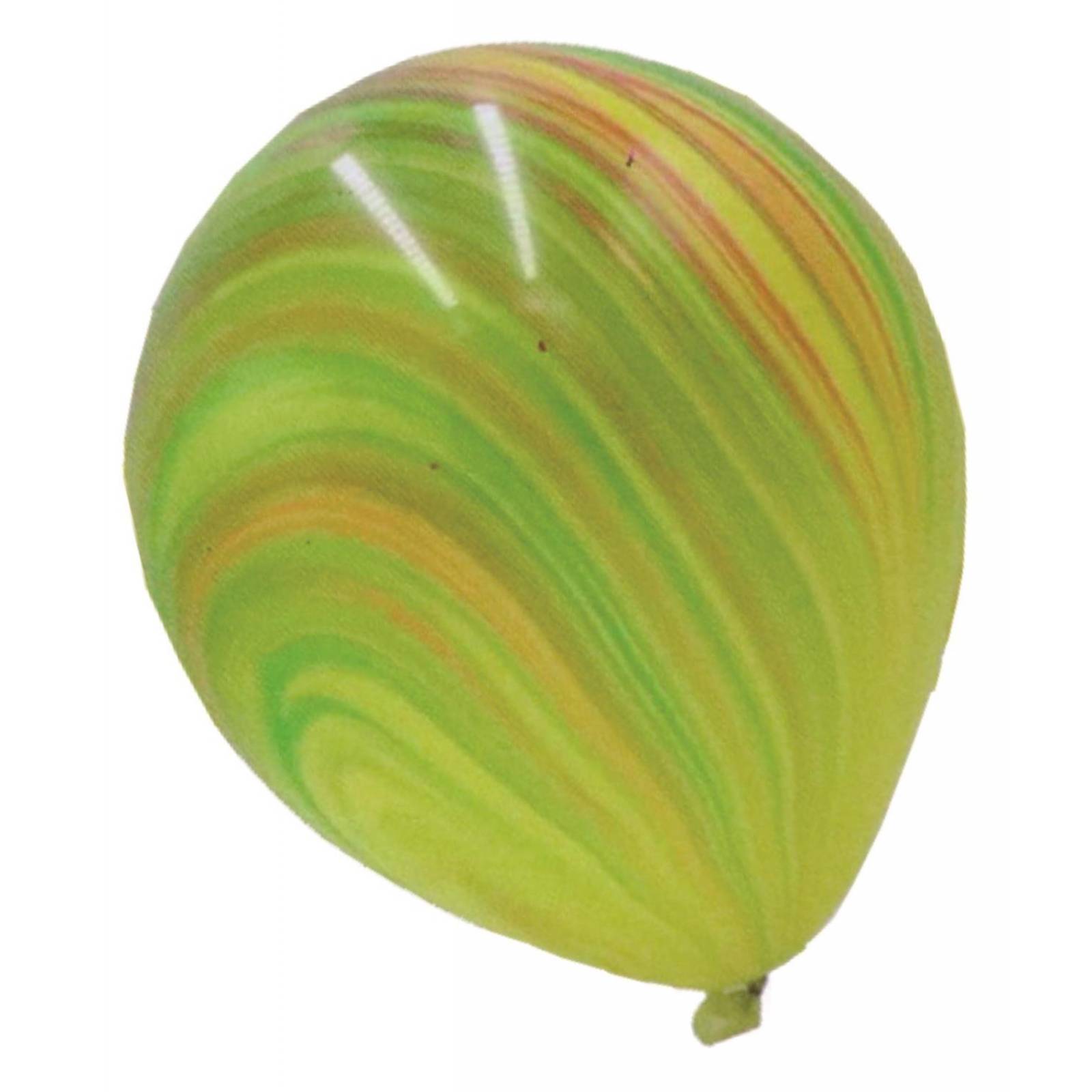 KIT 12 GLOBOS METALICOS TRANSPARENTES CONFETI MARMOL DORADO